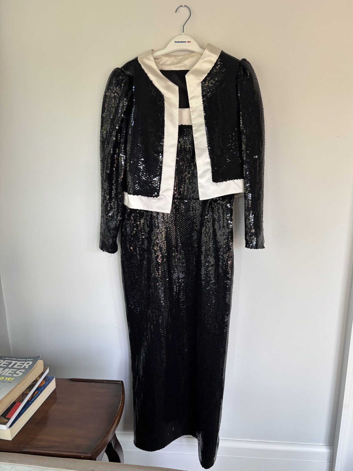 Vintage Vintage Sequin Dress & Jacket Two Piece Set Custom Cocktail Size XS / US 0-2 / IT 36-38 - 1 Thumbnail