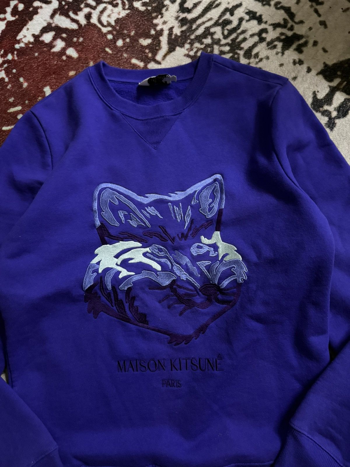 Maison Kitsune Fox embroided sweatshirt Size US S / EU 44-46 / 1 - 2 Thumbnail