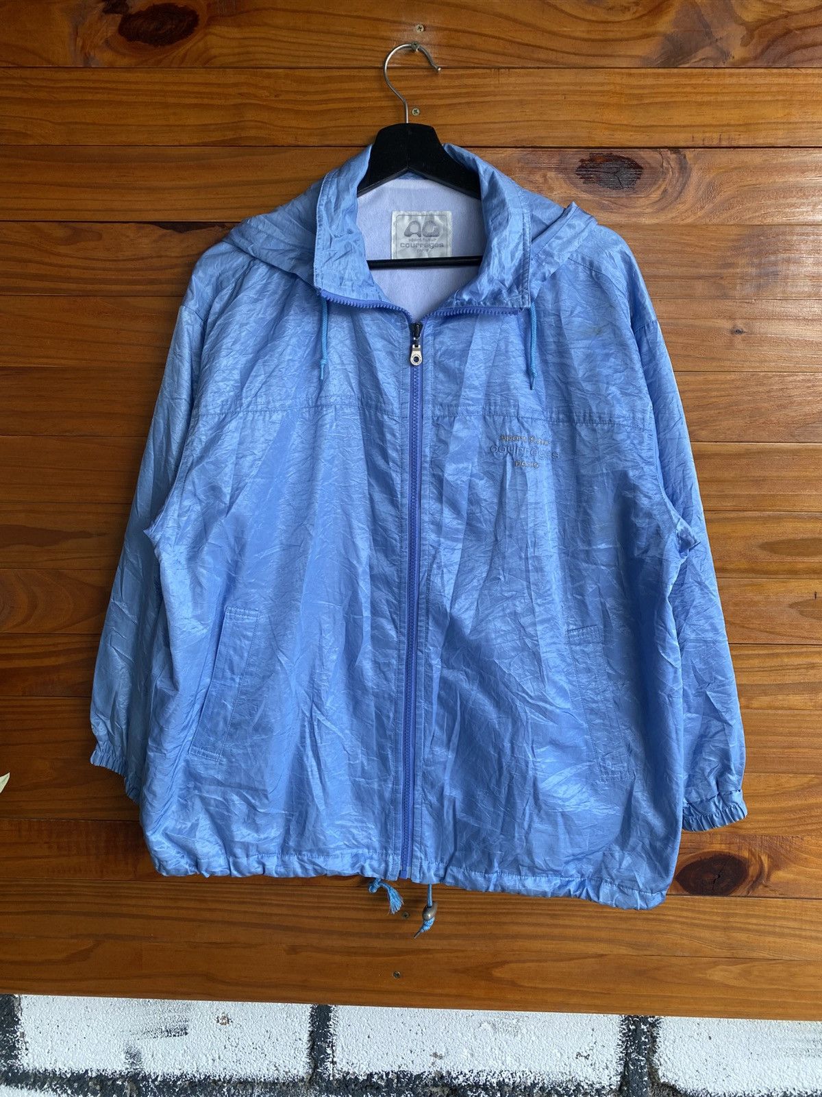 Courreges Courrèges Sport Futur Paris Lightweight Hooded Jacket Size M / US 6-8 / IT 42-44 - 3 Thumbnail