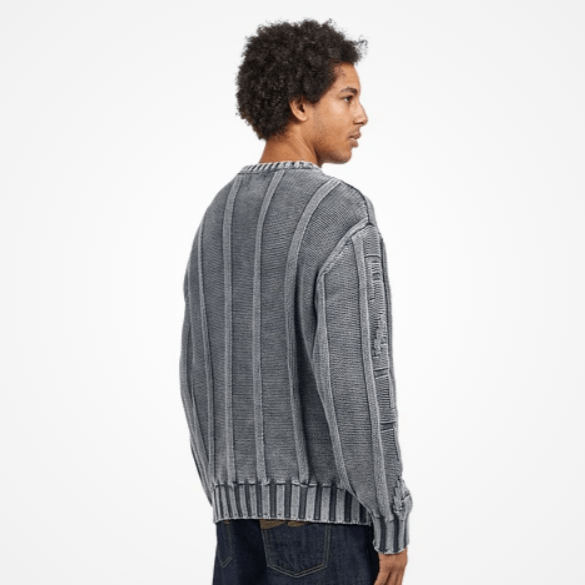 Patta o1mle0426 Patta Cable Knitted Cold Dye Jumper Sweater Size US XL / EU 56 / 4 - 2 Thumbnail