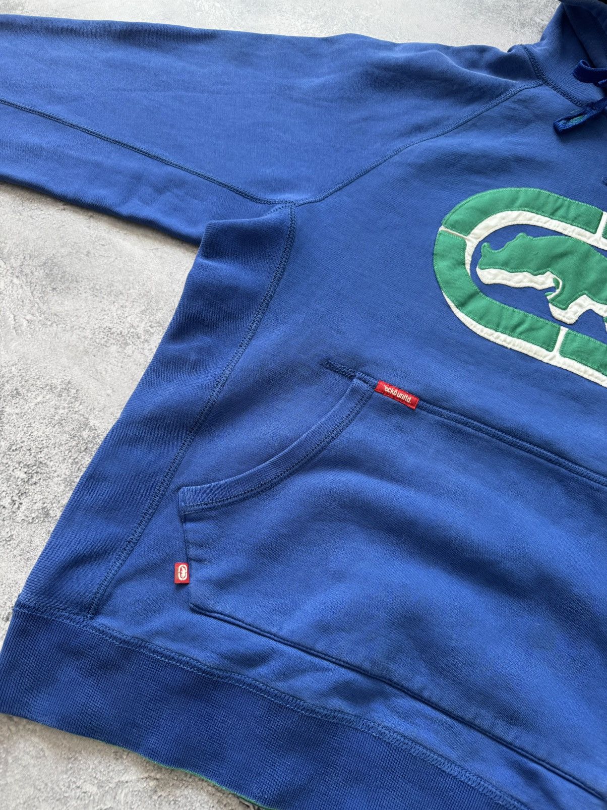 Ecko Unltd. Vintage Ecko UNLTD Baggy Blue Hoodie size L Size US L / EU 52-54 / 3 - 5 Thumbnail