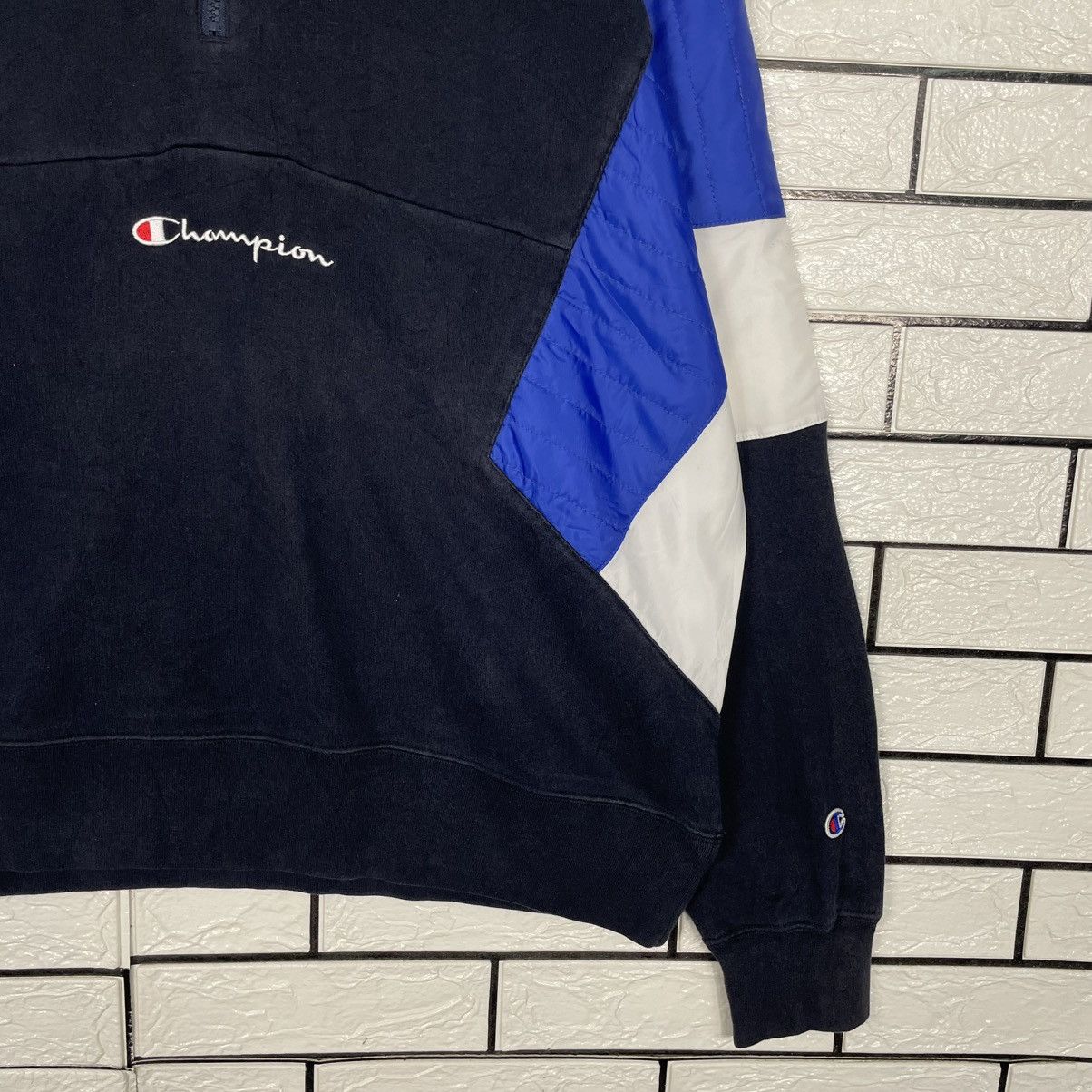 Champion Champion Color Block Hoodie Size US XL / EU 56 / 4 - 4 Thumbnail