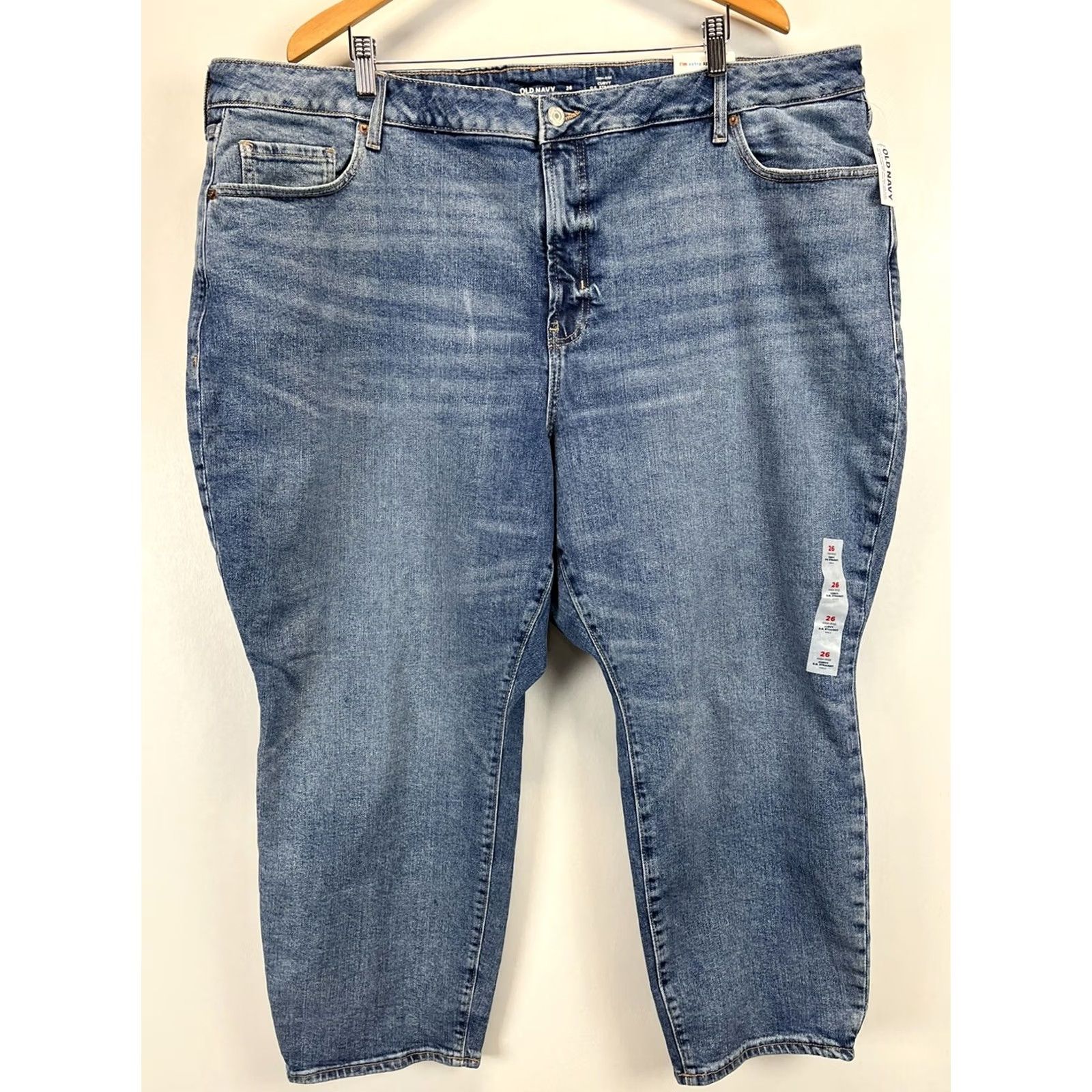 Old Navy Old Navy High rise Curvy O.g. Straight Ankle Jeans Womens 26 Plus NWT Size 26" / US 2 / IT 38 - 2 Thumbnail