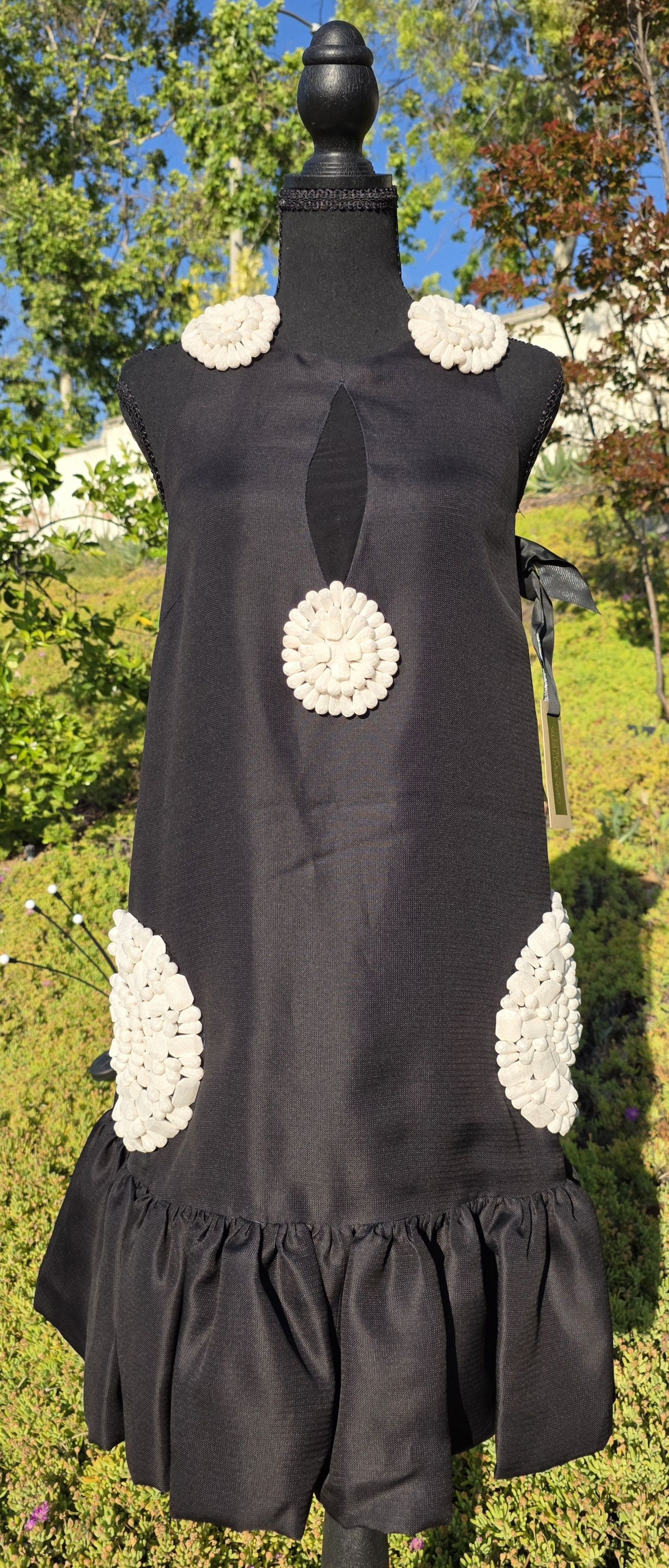 Giambattista Valli Giambattista Valli Black Silk Shift Dress IT 42/US Small NWT Size M / US 6-8 / IT 42-44 - 2 Thumbnail