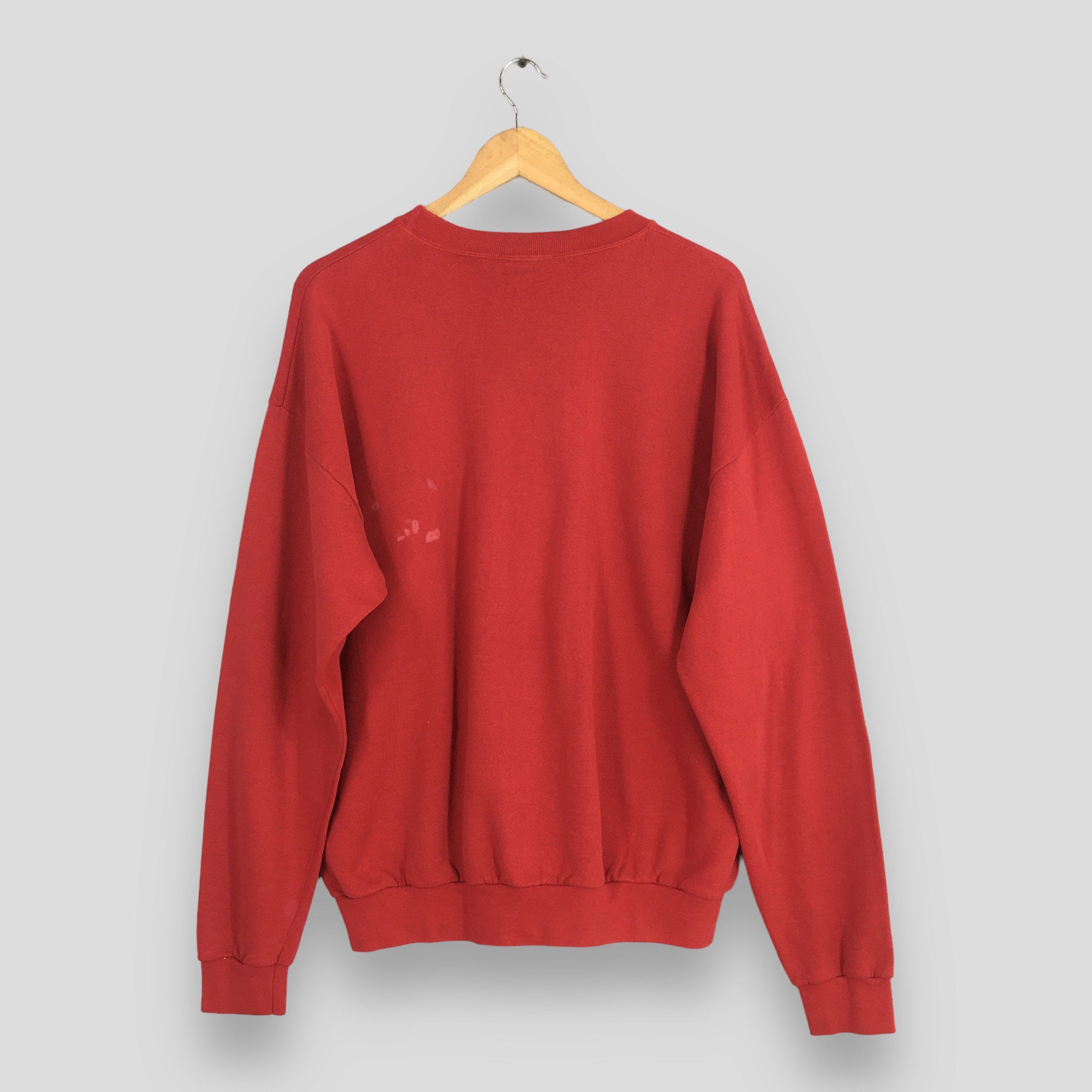 Vintage Vintage 90's Nebraska State Red Sweatshirts XLarge Size US XL / EU 56 / 4 - 6 Thumbnail
