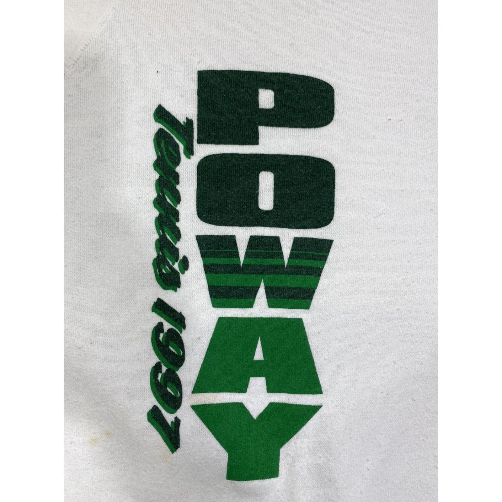 Vintage VINTAGE 90s Poway Titans Tennis White Sweatshirt Soffe Fleece 2XL Size XXL / US 16-18 / IT 52-54 - 2 Thumbnail