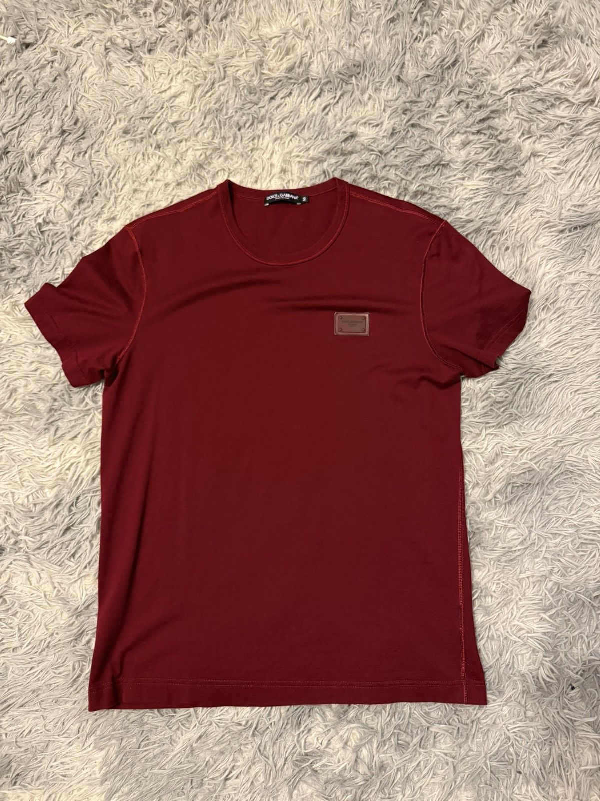 Dolce & Gabbana logo badge tee Size US M / EU 48-50 / 2 - 1 Thumbnail