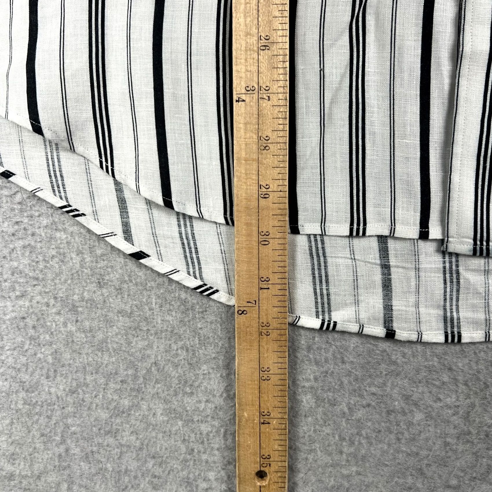 Polo Ralph Lauren Polo Ralph Lauren Shirt Long Sleeve Button 2XL Striped White Black Linen Size US XXL / EU 58 / 5 - 6 Thumbnail