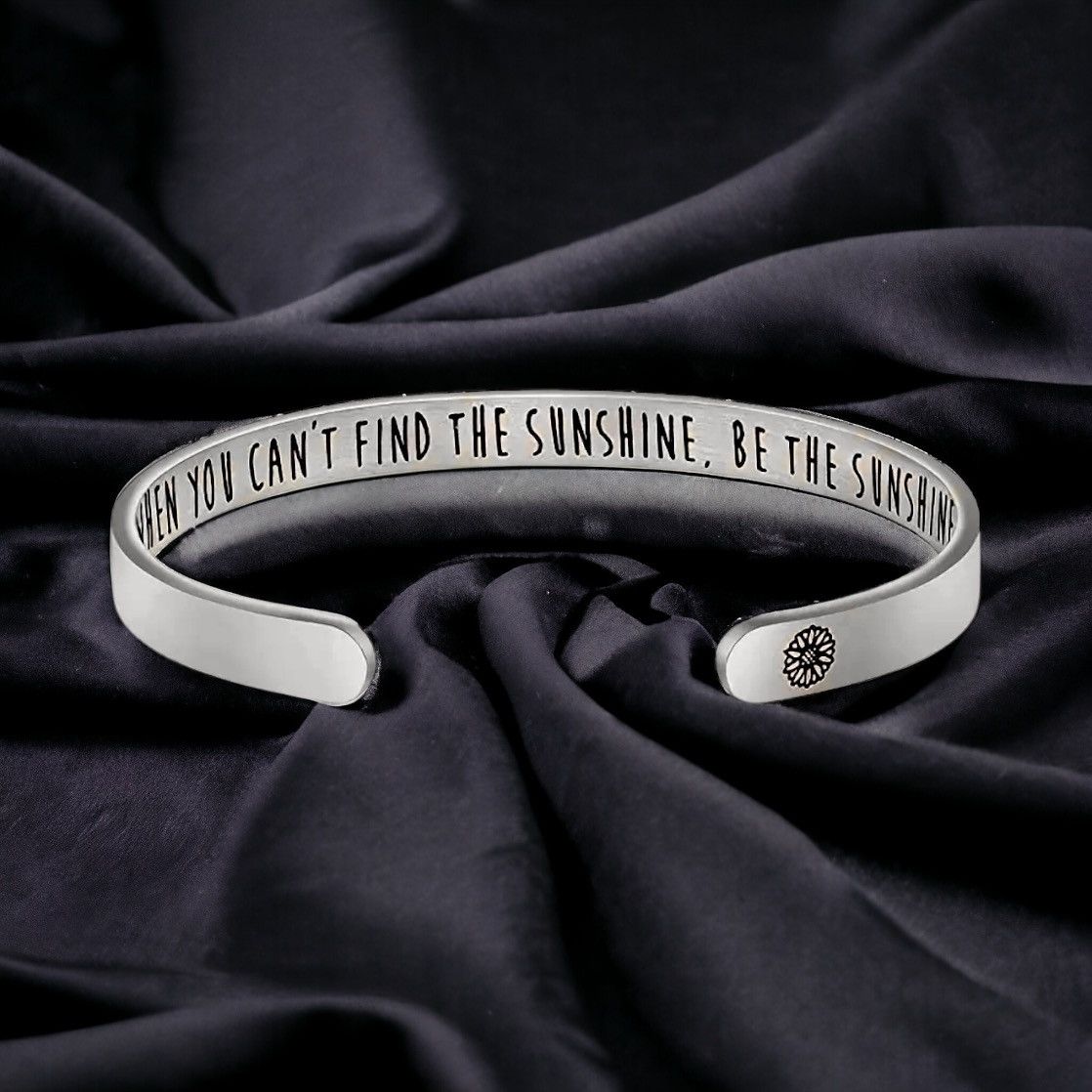 Other Stainless Steel Inspirational cuff bracelet Size ONE SIZE - 1 Thumbnail
