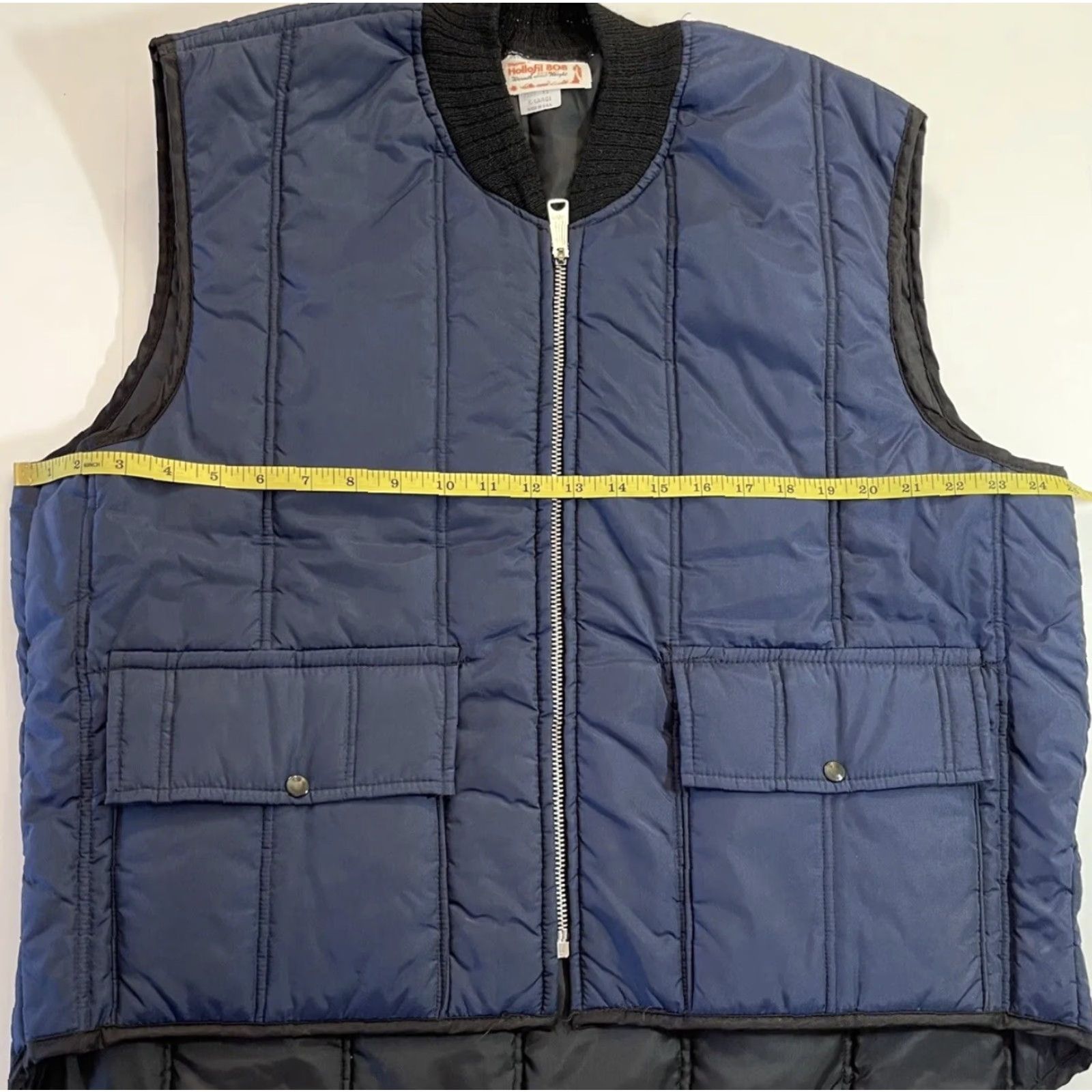 Vintage VINTAGE 808 Dacron Hollofil Insulated Ski Hunting Vest Blue XL Men’s Nylon Quilted Zip 80s USA Size US XL / EU 56 / 4 - 5 Thumbnail