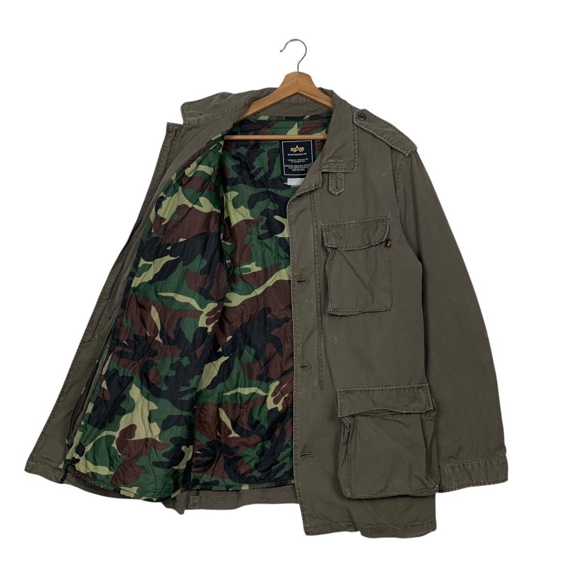 Alpha Industries ALPHA INDUSTRIES Camo Lined M65 Field Jacket #2839-C128 Size US M / EU 48-50 / 2 - 9 Thumbnail