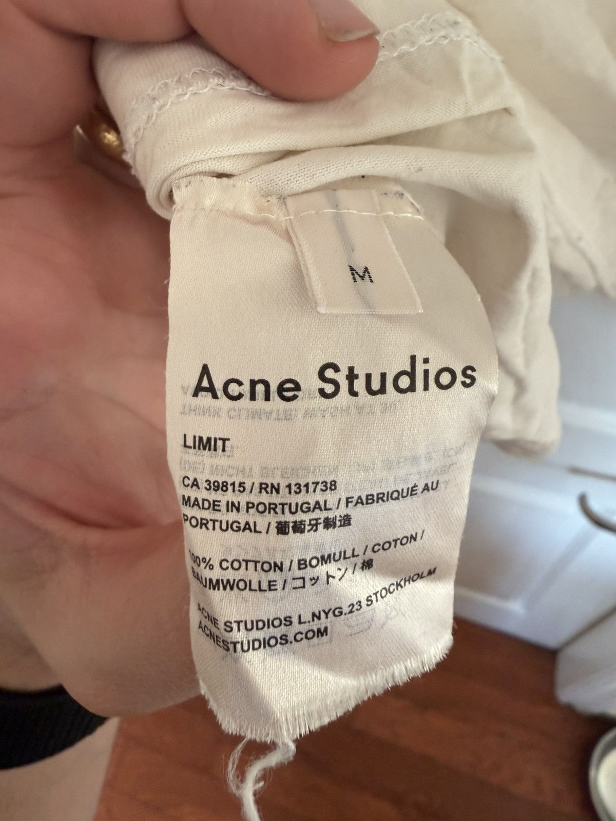 Acne Studios Limit Scoop Neck T Size US M / EU 48-50 / 2 - 4 Thumbnail