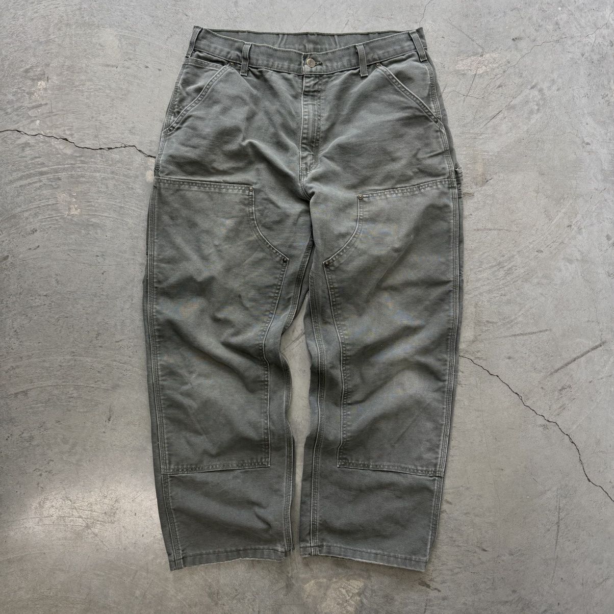 Carhartt Vintage 90s Carhartt B136 MOS Double Knee Work Pants Size US 36 / EU 52 - 1 Thumbnail