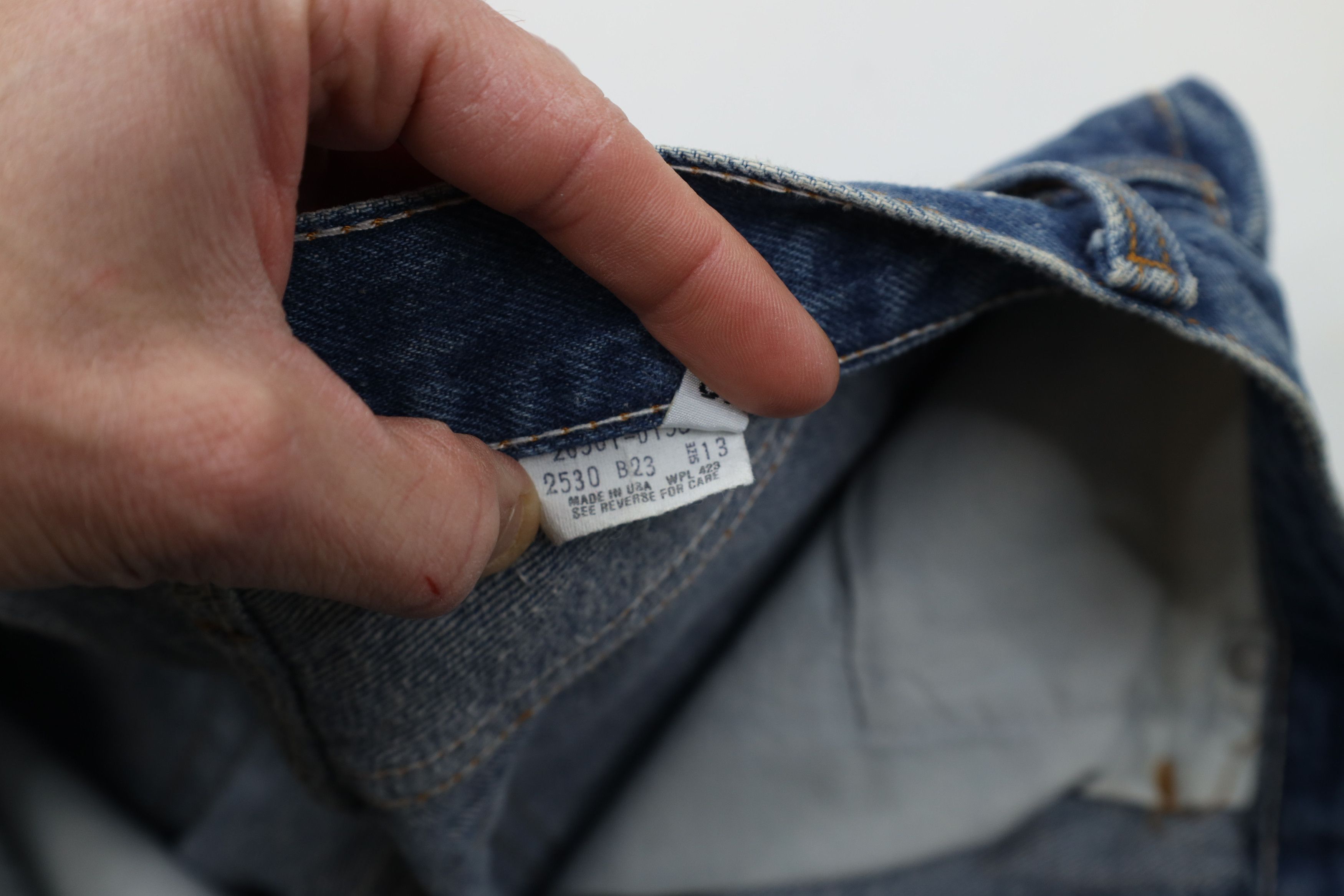 Levi's Vintage 80s Levis 501xx Button Fly Original Fit Jeans USA Size 34" / US 12 / IT 48 - 9 Thumbnail
