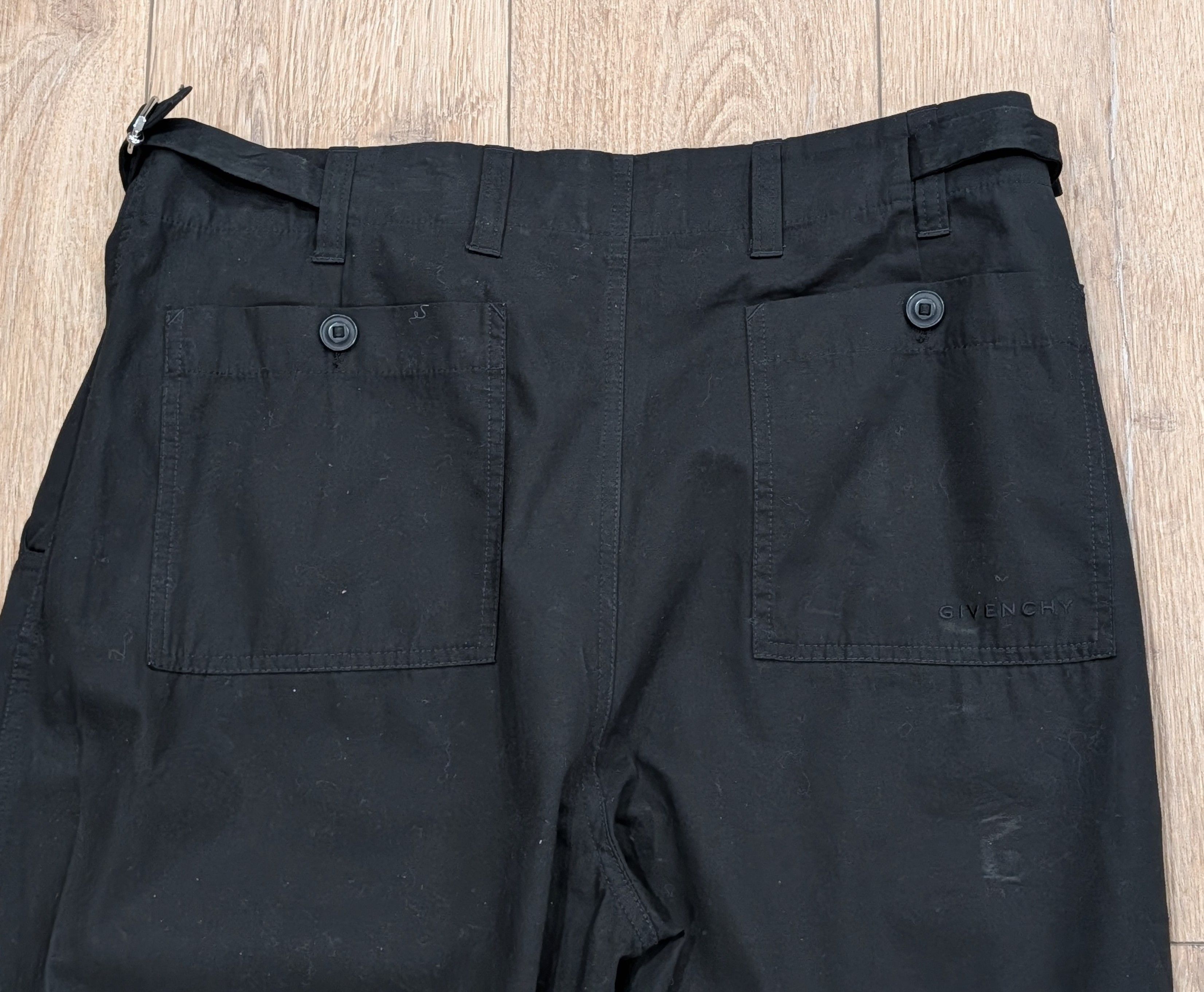 Givenchy GIVENCHY Military Spirit Cargo Pants Black 50 US 34 Size US 34 / EU 50 - 6 Thumbnail