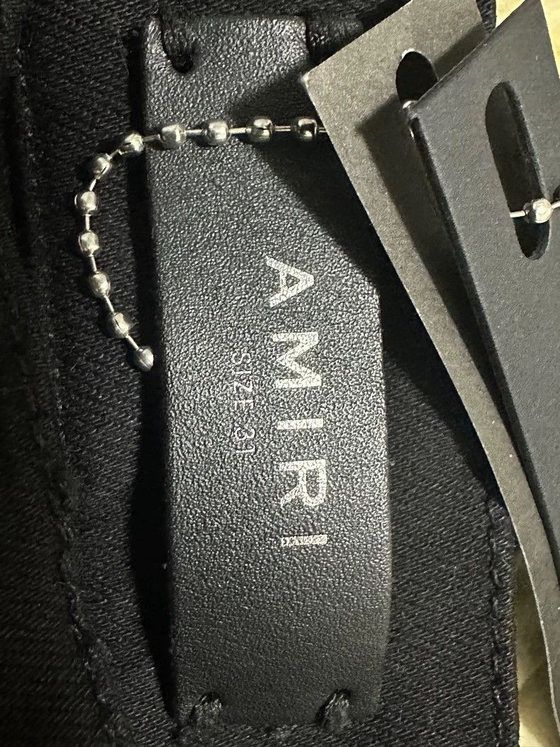 Amiri Amiri Black Destroyed Jeans Size US 31 - 3 Thumbnail