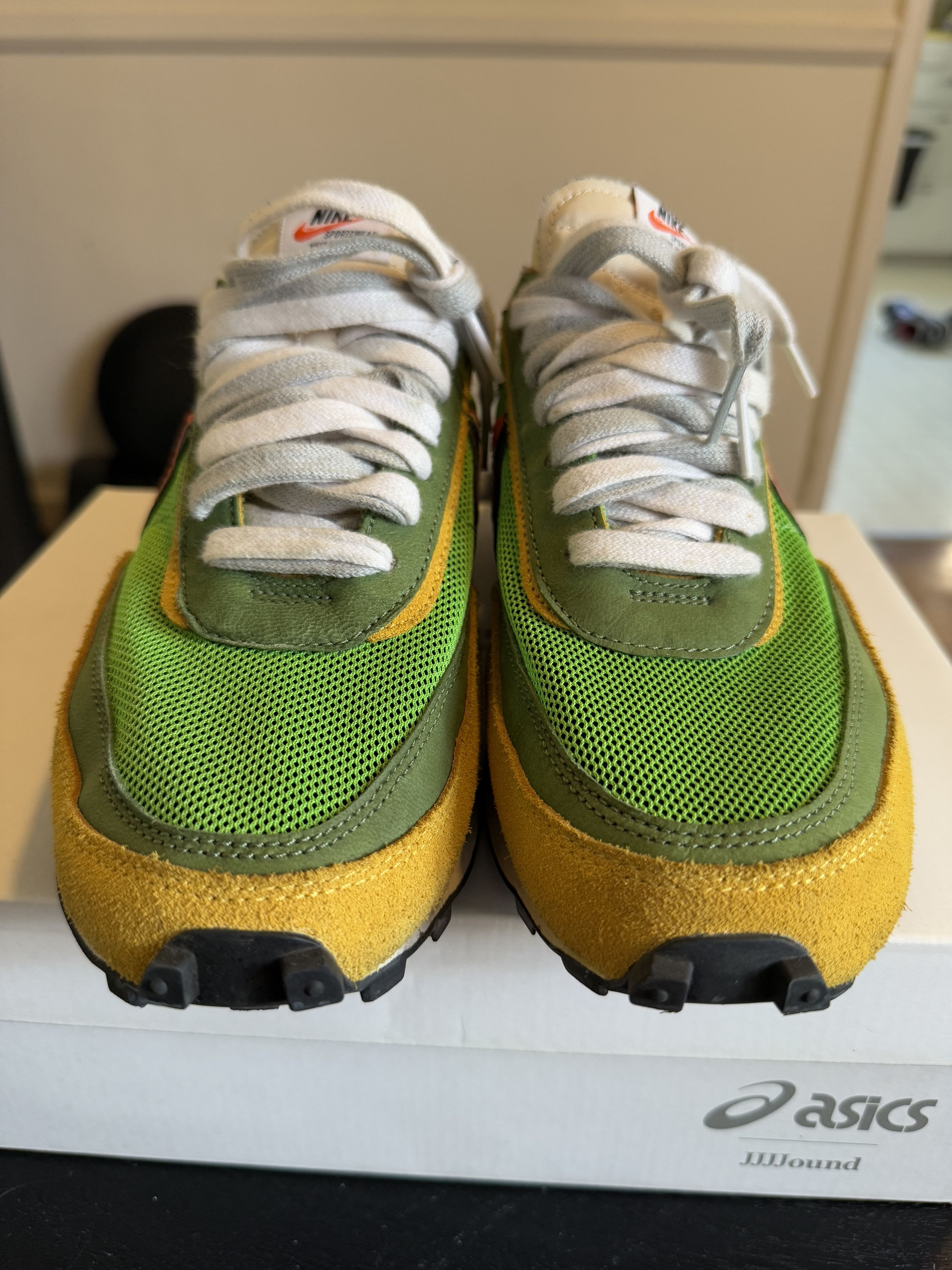 Nike × Sacai Nike x Sacai LD Waffle Green/Yellow 9.5 Size US 9.5 / EU 42-43 - 3 Thumbnail