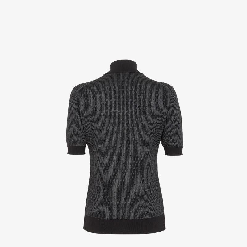 Fendi o1loc1c0824 Jumper in Black Size M / US 6-8 / IT 42-44 - 2 Thumbnail