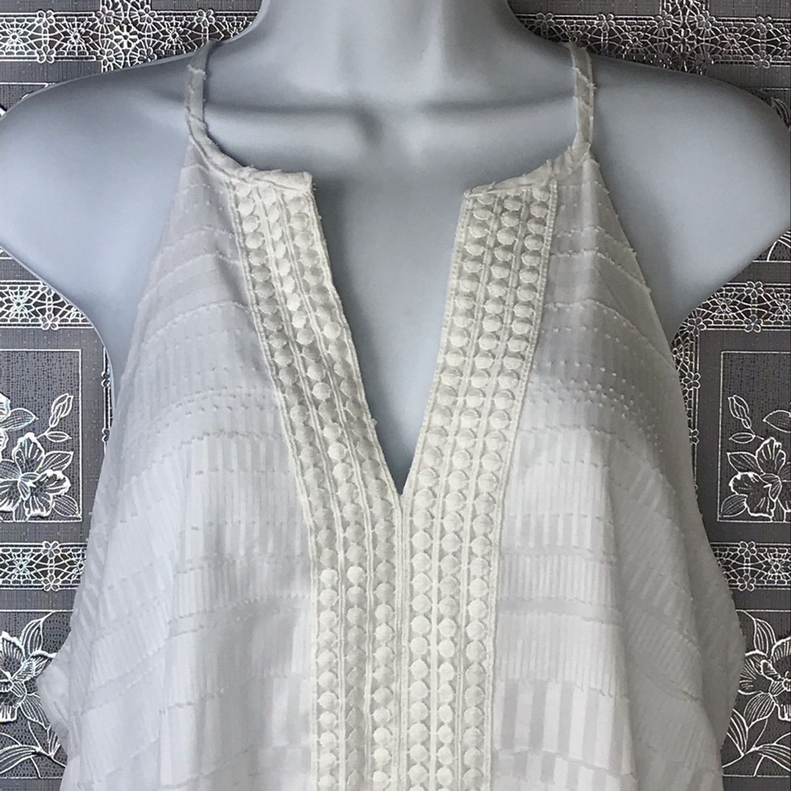Other 7th Avenue New York & Co Fringe Tribal Tank Top Size L / US 10 / IT 46 - 3 Thumbnail