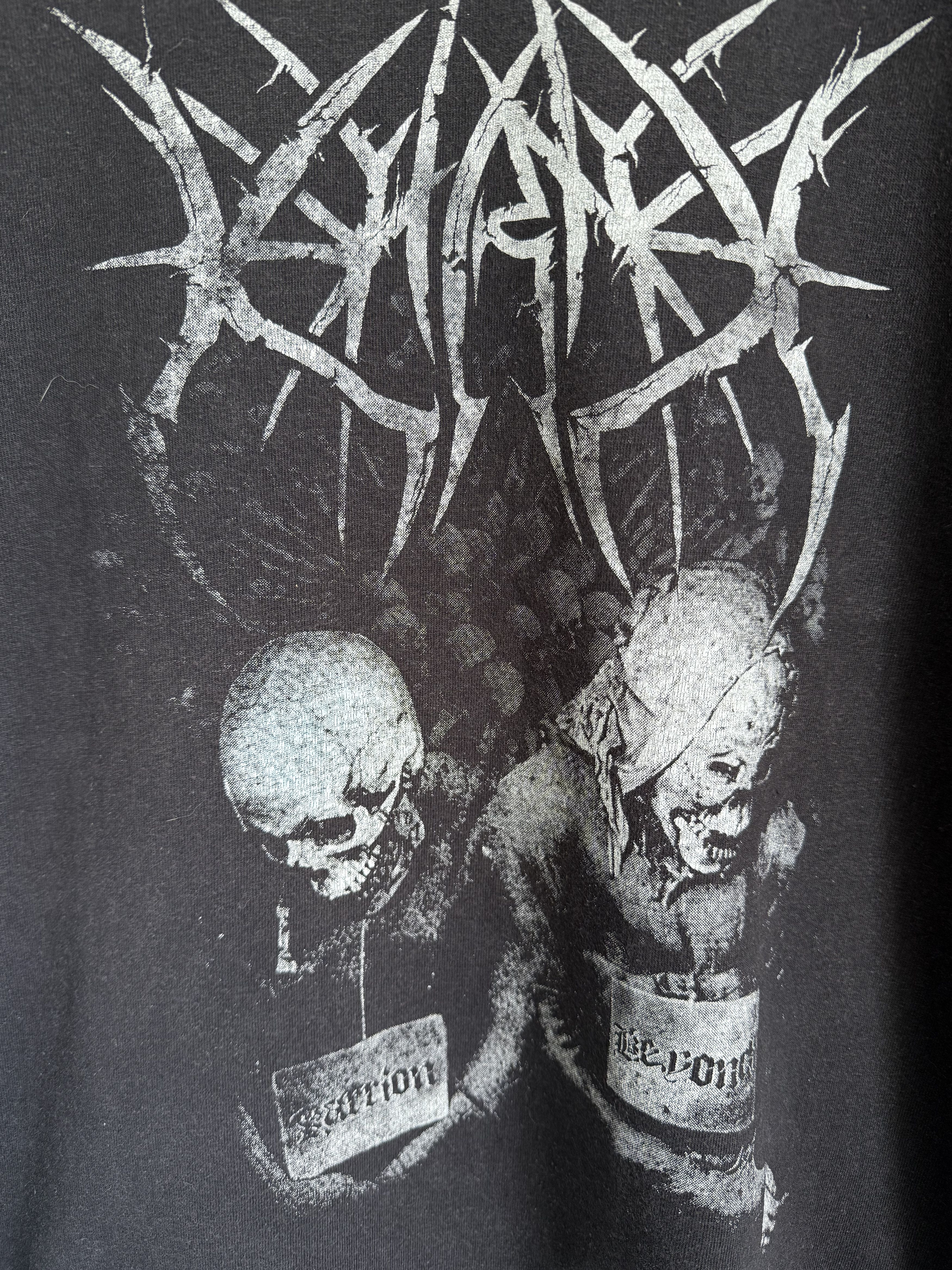 Band Tees × Vintage Vintage 2000s Karne Faith in flesh metal t-shirt Size US L / EU 52-54 / 3 - 3 Thumbnail
