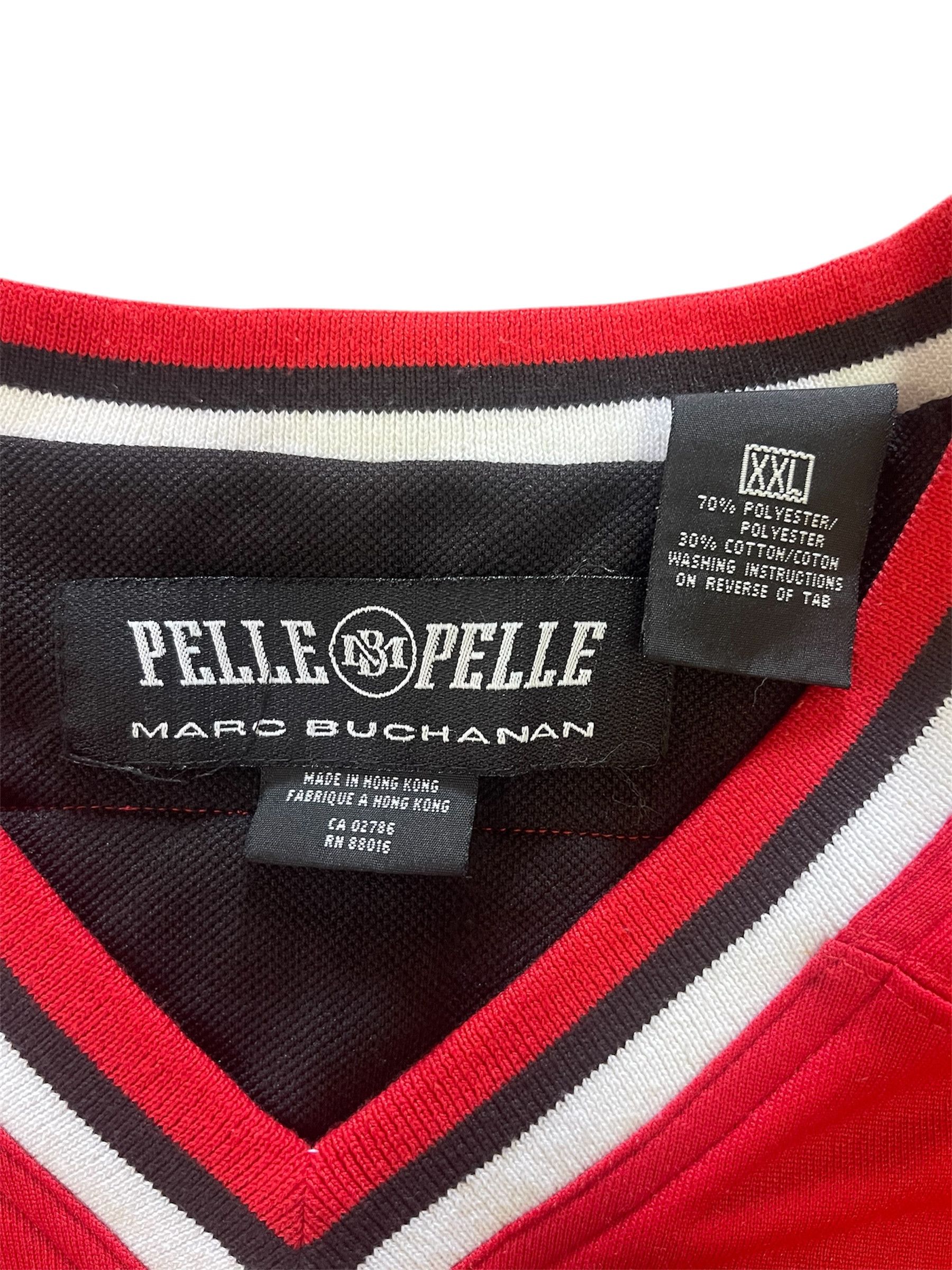 Pelle Pelle Pelle Pelle Hockey Jersey XXL Red Long Sleeve Hip Hop Y2K Size US XXL / EU 58 / 5 - 5 Thumbnail