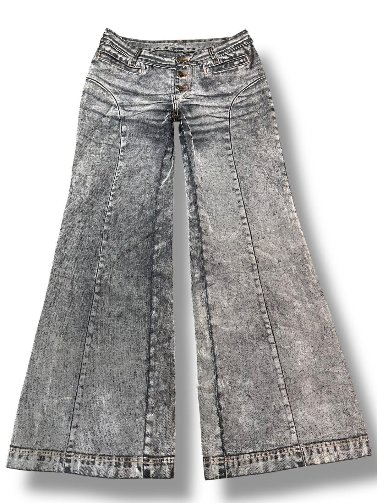 Hysteric Glamour Vintage Japanese Brand Flare Bootcut Stonewashed Denim Size US 30 / EU 46 - 1 Thumbnail