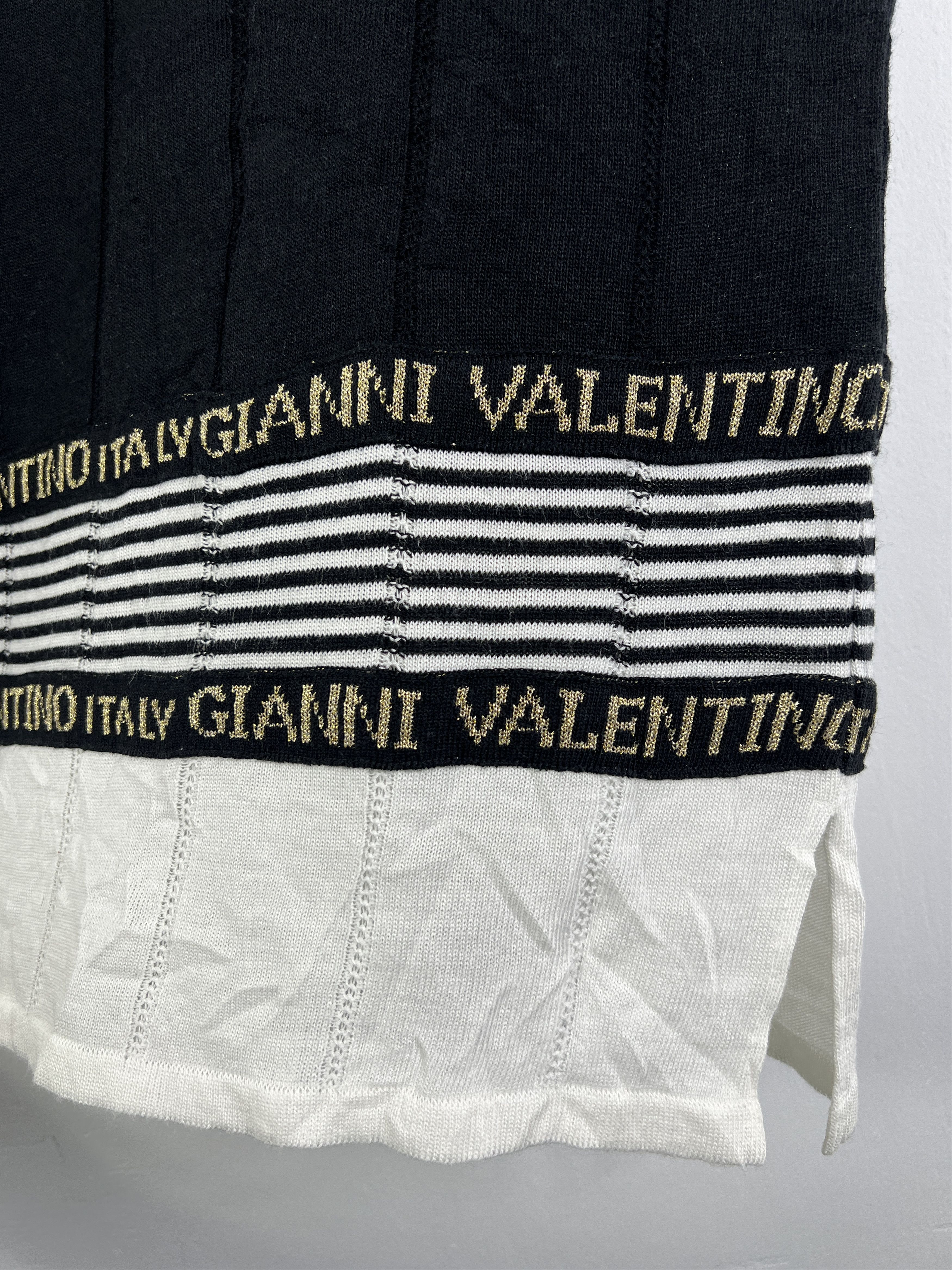 Gianni Valentino Vintage Gianni Valentino Knit Blouse (L) GTMPT909 Size L / US 10 / IT 46 - 5 Thumbnail