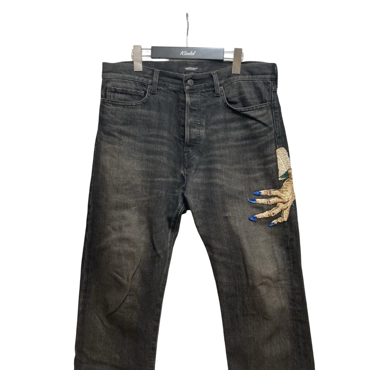 Undercover Undercover 23AW bead embroidery denim pants UC2C4509-2 Size US 34 / EU 50 - 1 Thumbnail