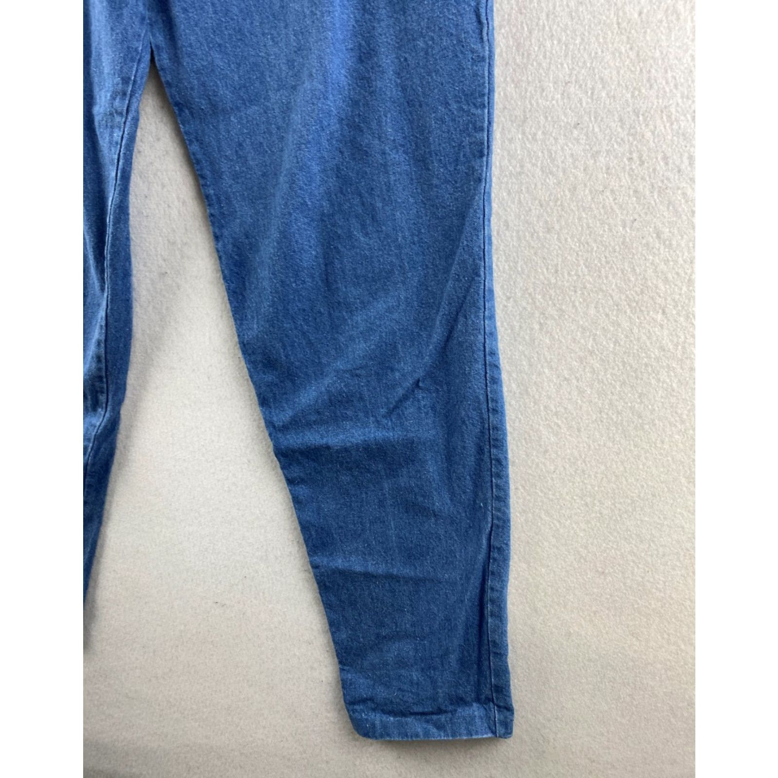 Vintage VINTAGE New Additions Jeans Womens 10 Maternity Blue Denim Elastic Waist High Rise Straight 29 In Inseam 29 Womens Size 32" / US 10 / IT 46 - 5 Thumbnail