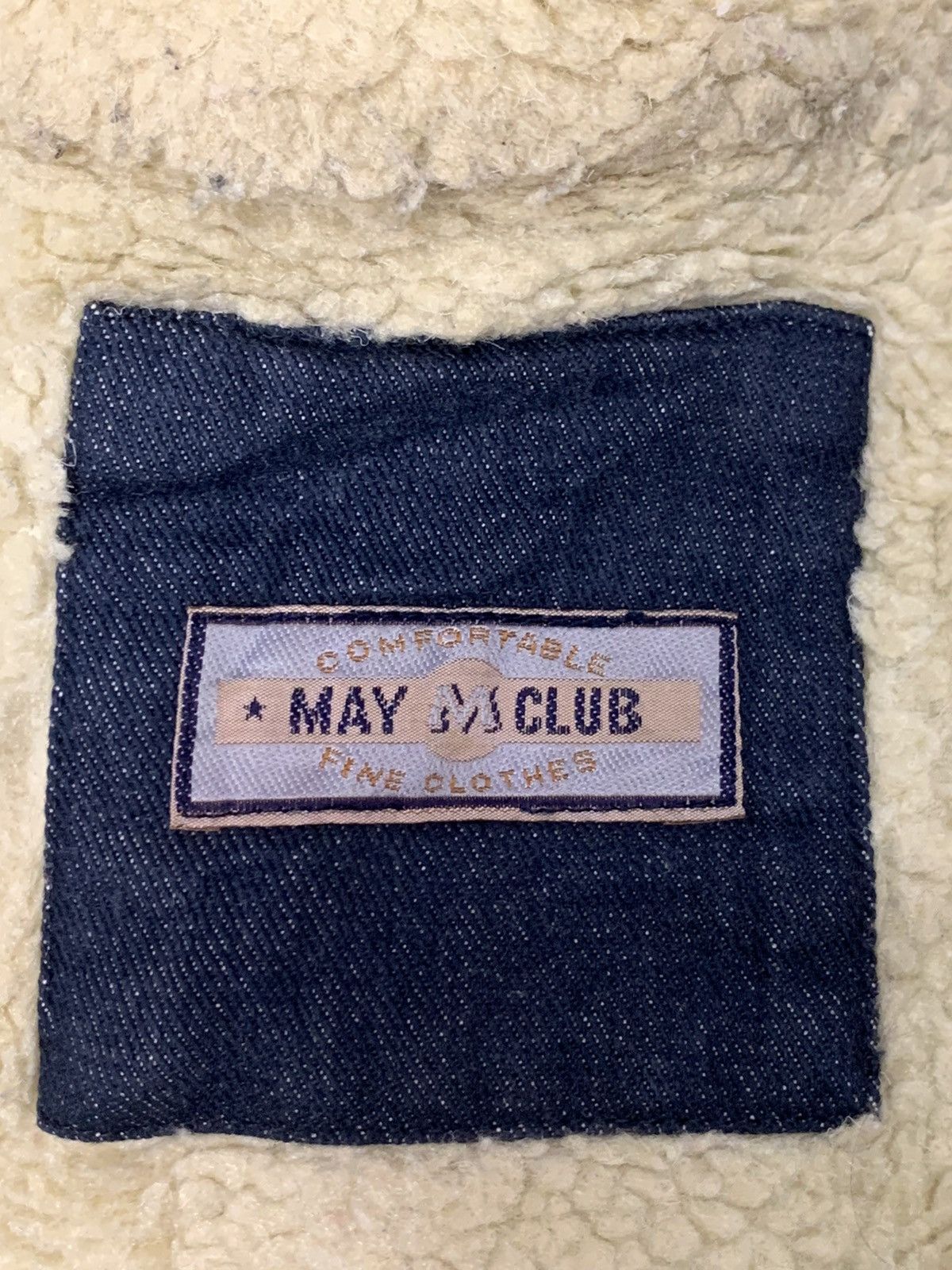 Japanese Brand × Vintage Rare Design Vintage May Club Sherpa Denim Jackets Size US XXL / EU 58 / 5 - 4 Thumbnail