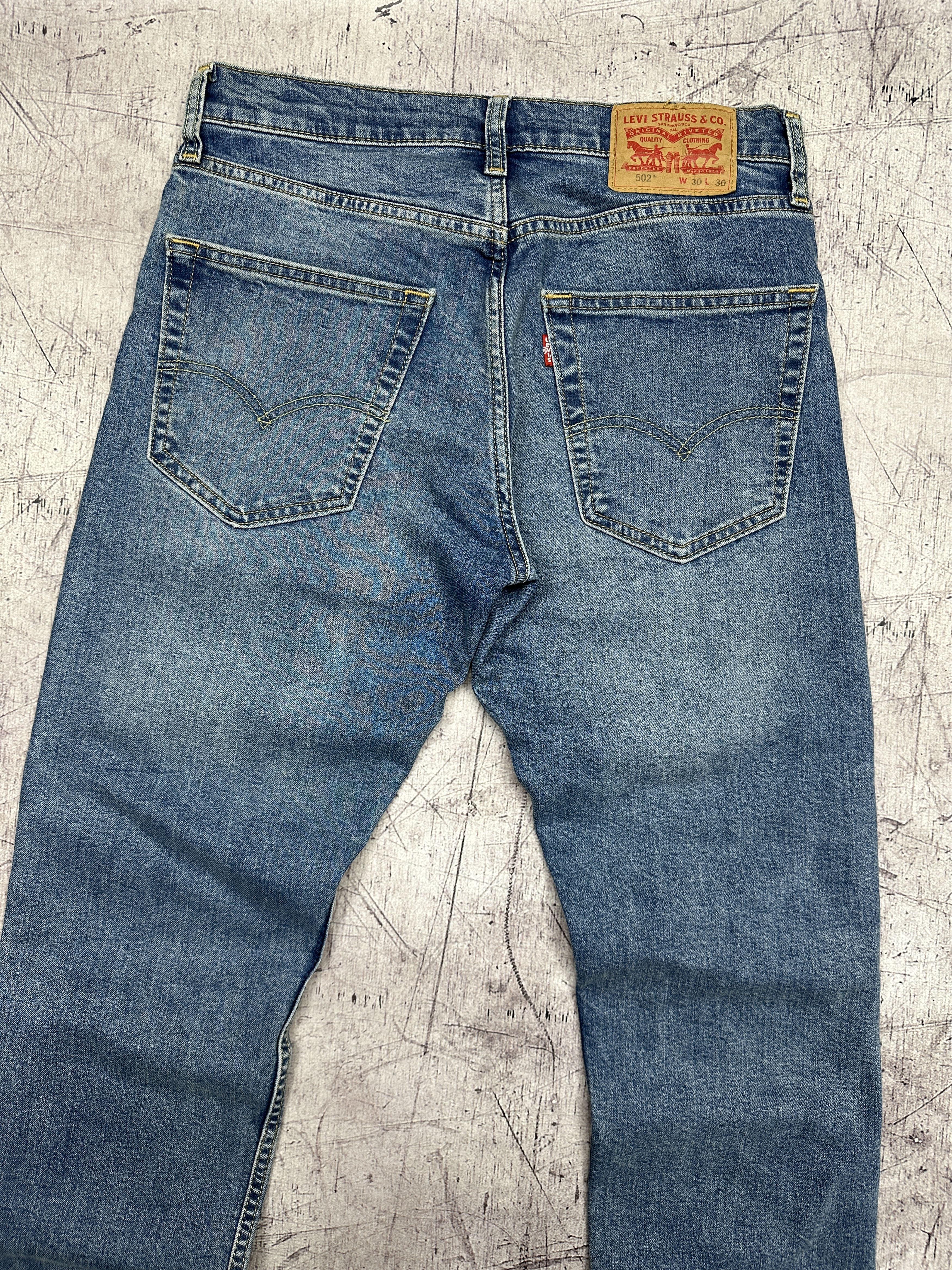 Levi's Levi's 502 Mens Denim Pants Jeans Size 30 x 30 Size US 30 / EU 46 - 2 Thumbnail