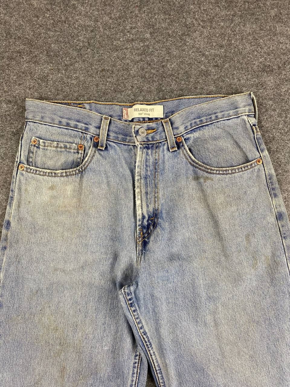 Levi's vintage levis 550 relaxed fit denim nice design Size US 34 / EU 50 - 8 Thumbnail
