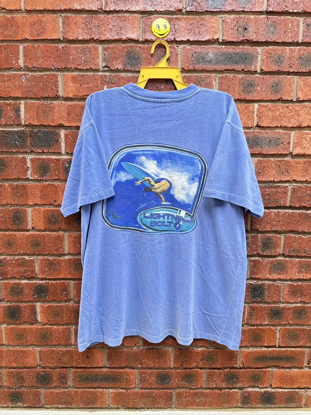 Vintage Thrashed Vintage Lighting Bolt Surf Faded Tee Size US L / EU 52-54 / 3 - 1 Thumbnail