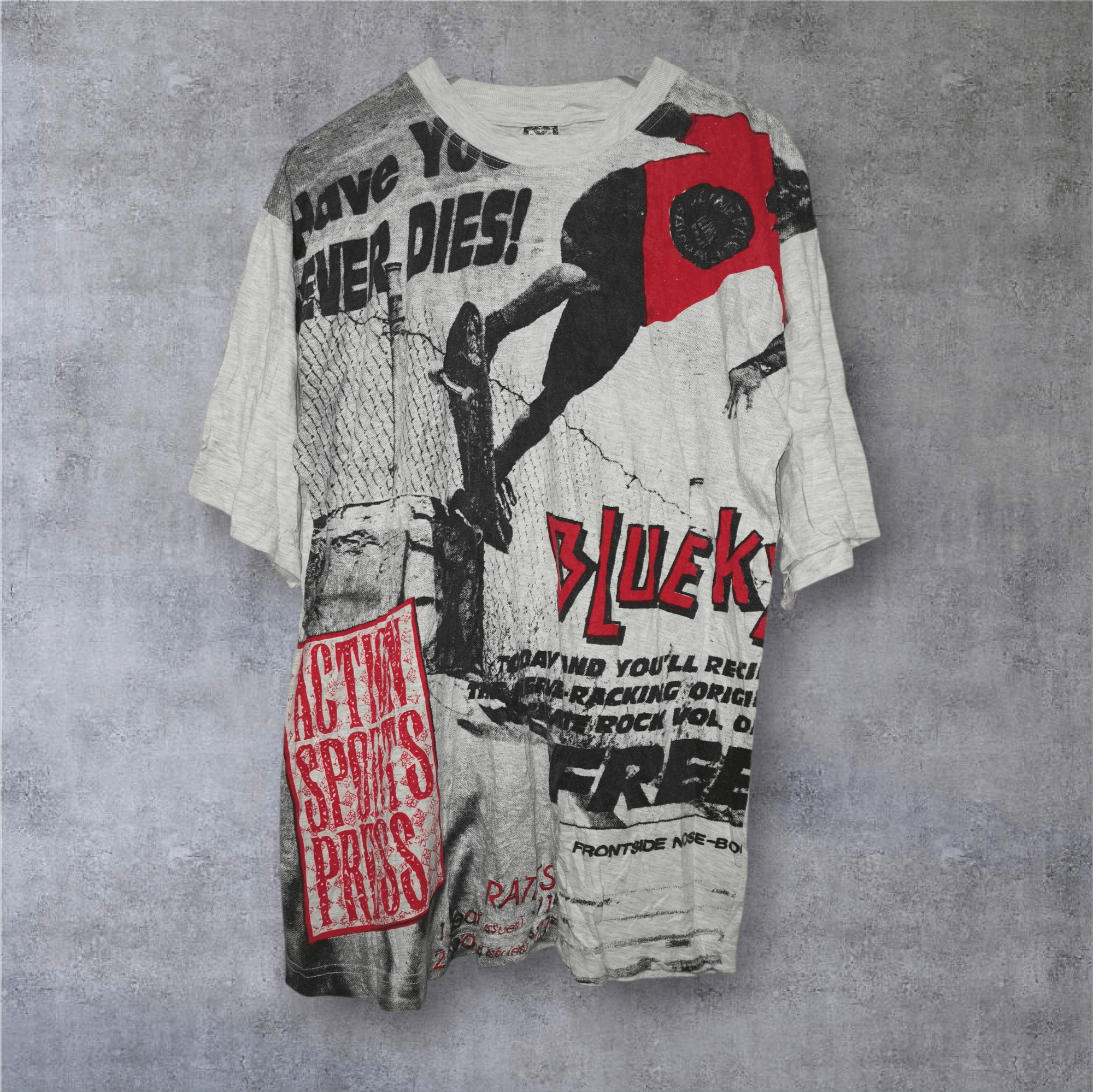 Vintage Skatepunk shirt Natas kaupas slimball Santa Cruz vintage Size US XL / EU 56 / 4 - 1 Thumbnail