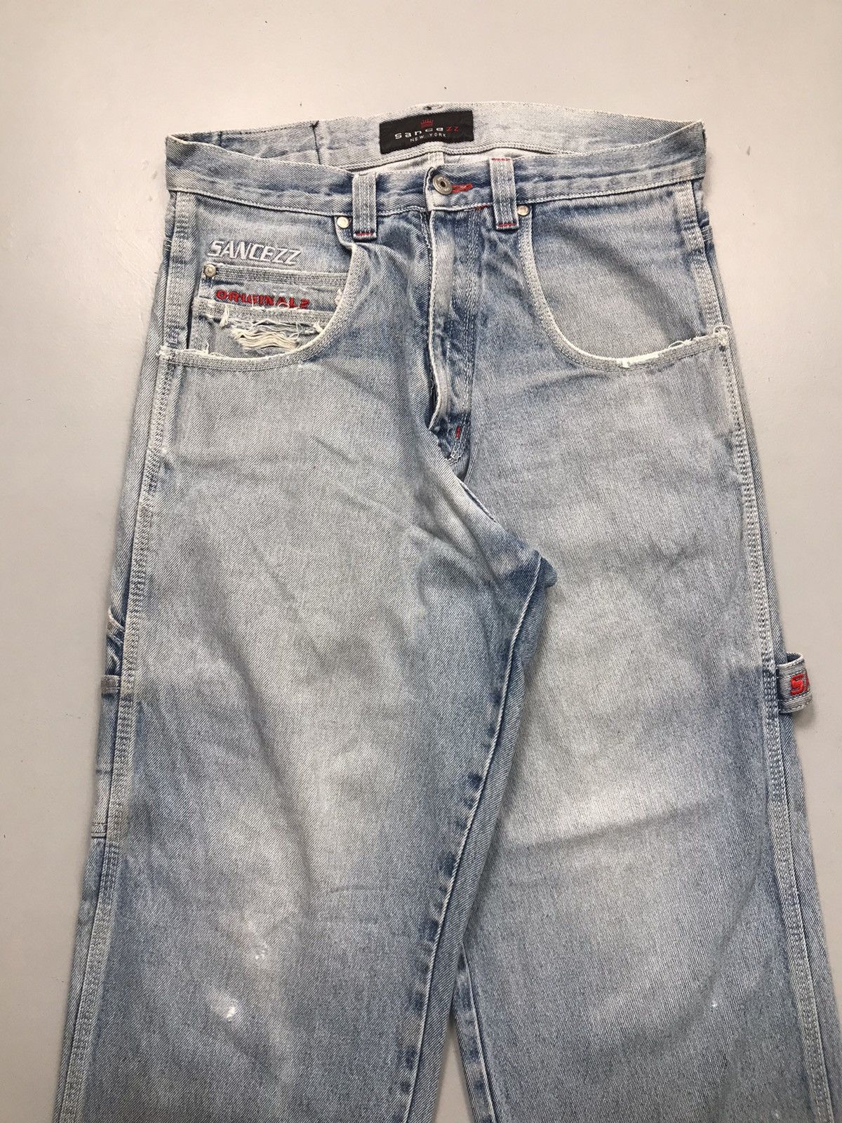 Southpole Vintage Sancezz carpenter repaired denim Size US 34 / EU 50 - 5 Thumbnail