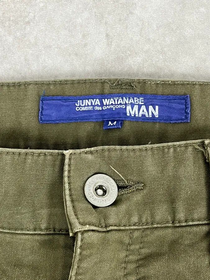 Junya Watanabe AW2006 Junya Watanabe Khaki Green Rebel Chinos Pants Size US 30 / EU 46 - 10 Thumbnail