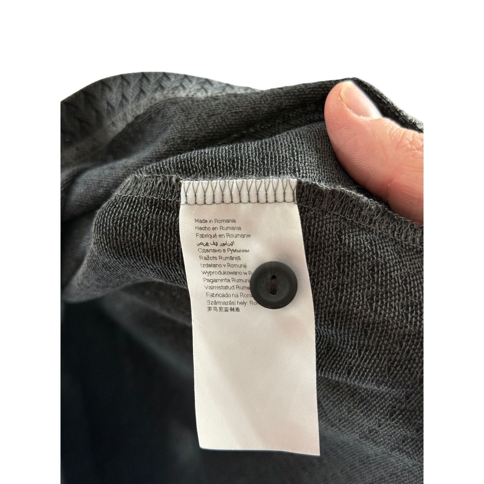 Eton Eton Textured Knit Longsleeve Cotton Polo - Black - Size L Size US L / EU 52-54 / 3 - 4 Thumbnail