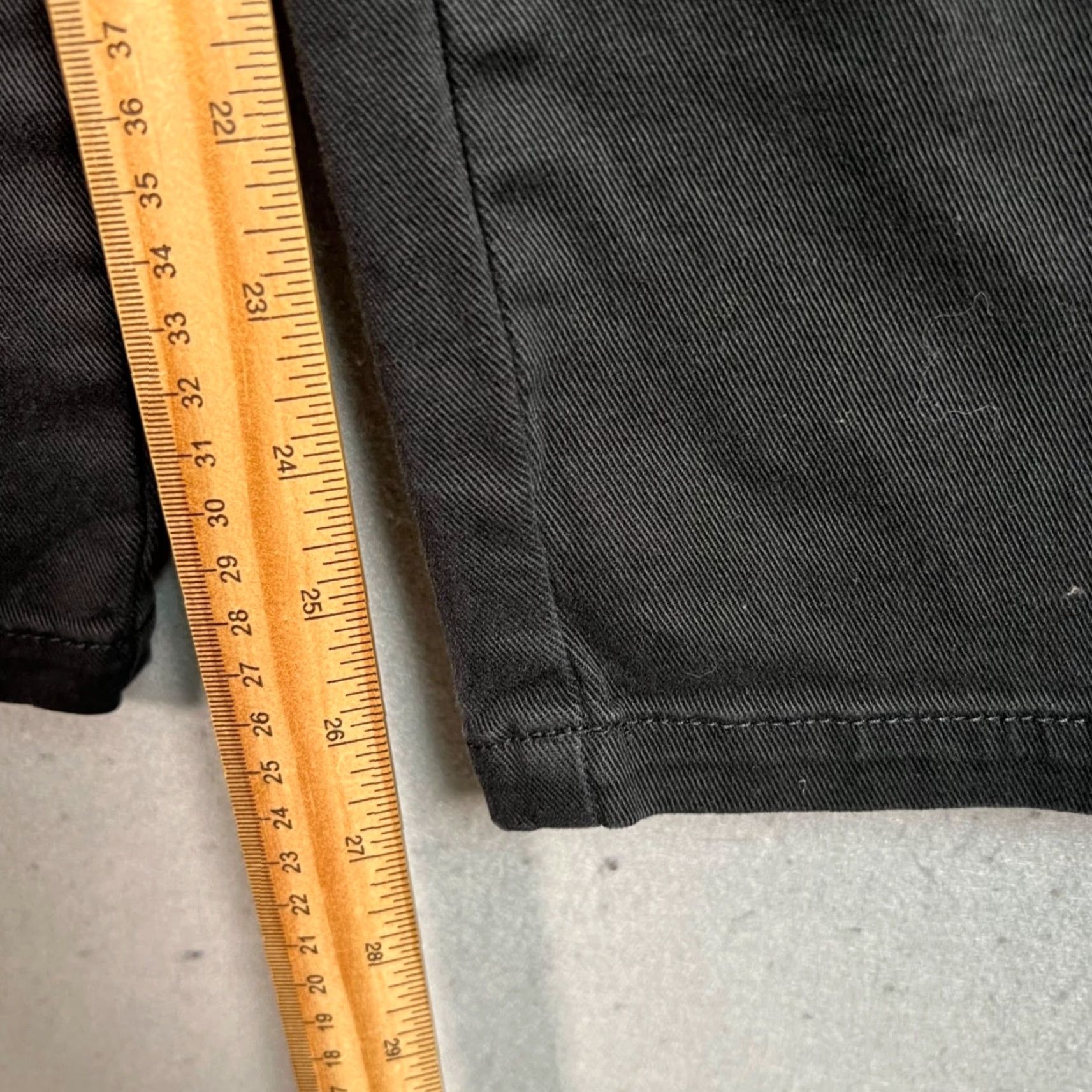 Everlane Everlane Black High-Waisted Cotton Tapered Pants Womens Size 6T Size 28" / US 6 / IT 42 - 7 Thumbnail