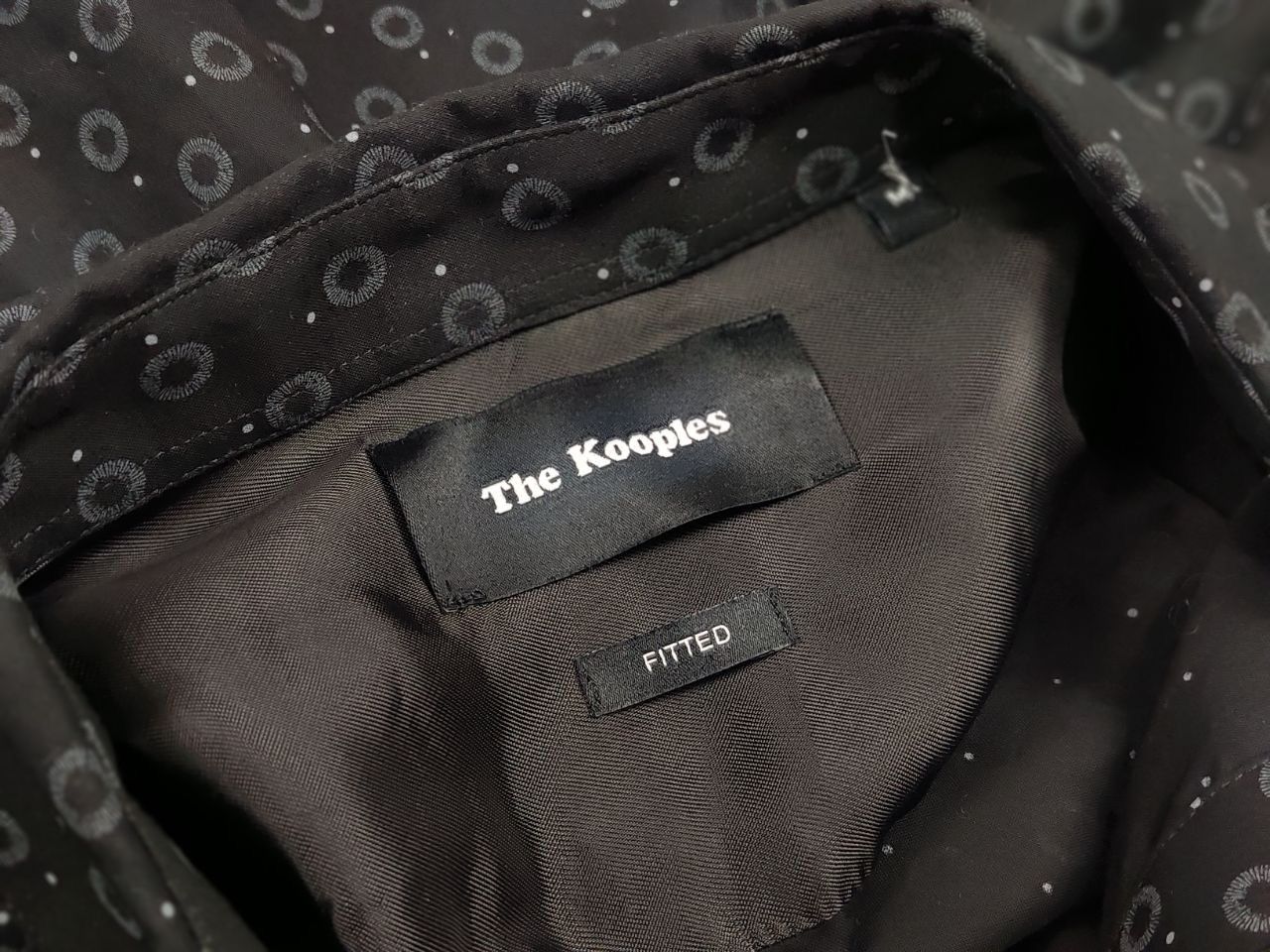 The Kooples The Kooples Design Casual Print Black long sleeve shirt Size US M / EU 48-50 / 2 - 12 Thumbnail