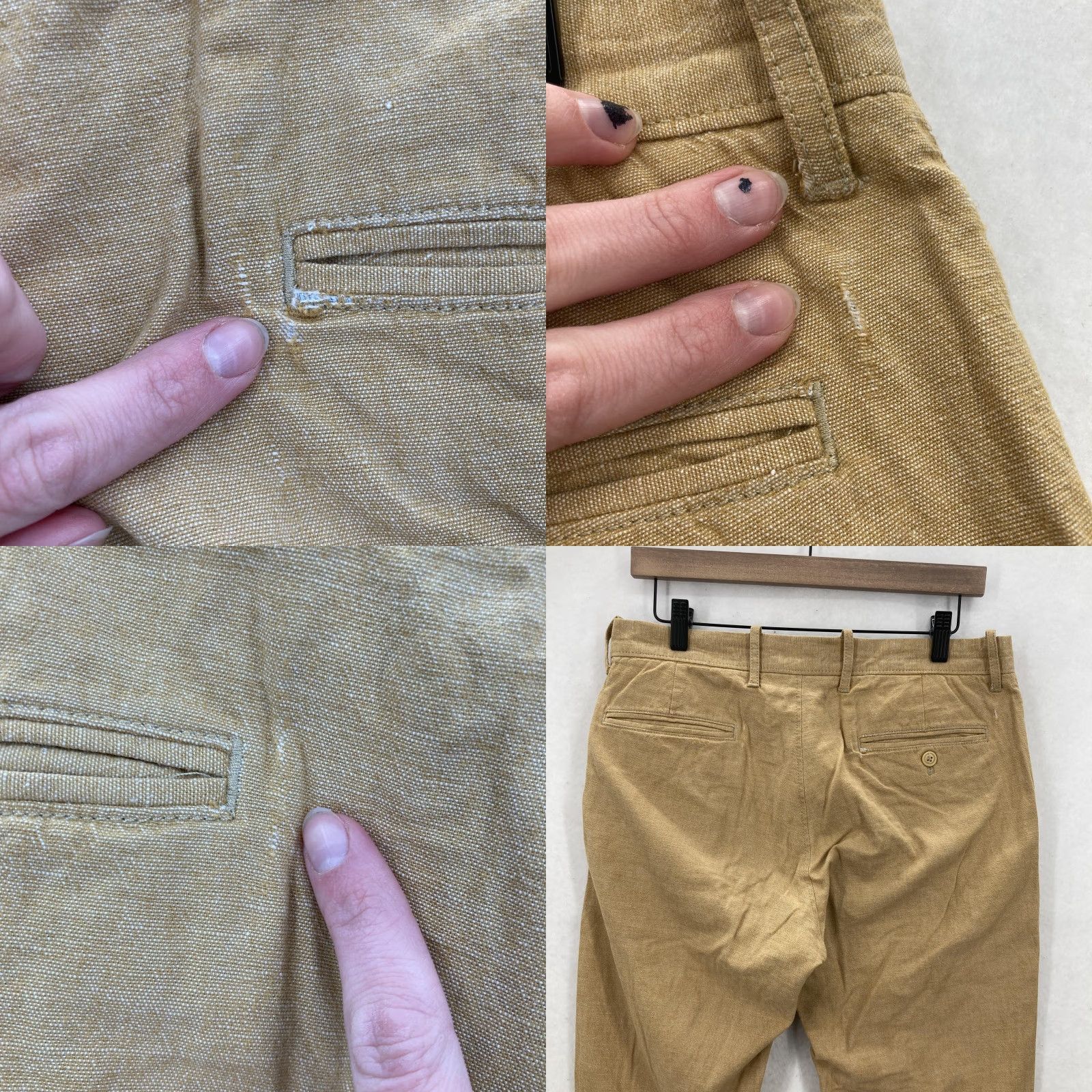 J.Crew J.CREW 770 Straight Chino Pants Mens 30x30 Khaki Tan Cotton Linen Stretch Casual Beige Size US 30 / EU 46 - 10 Thumbnail