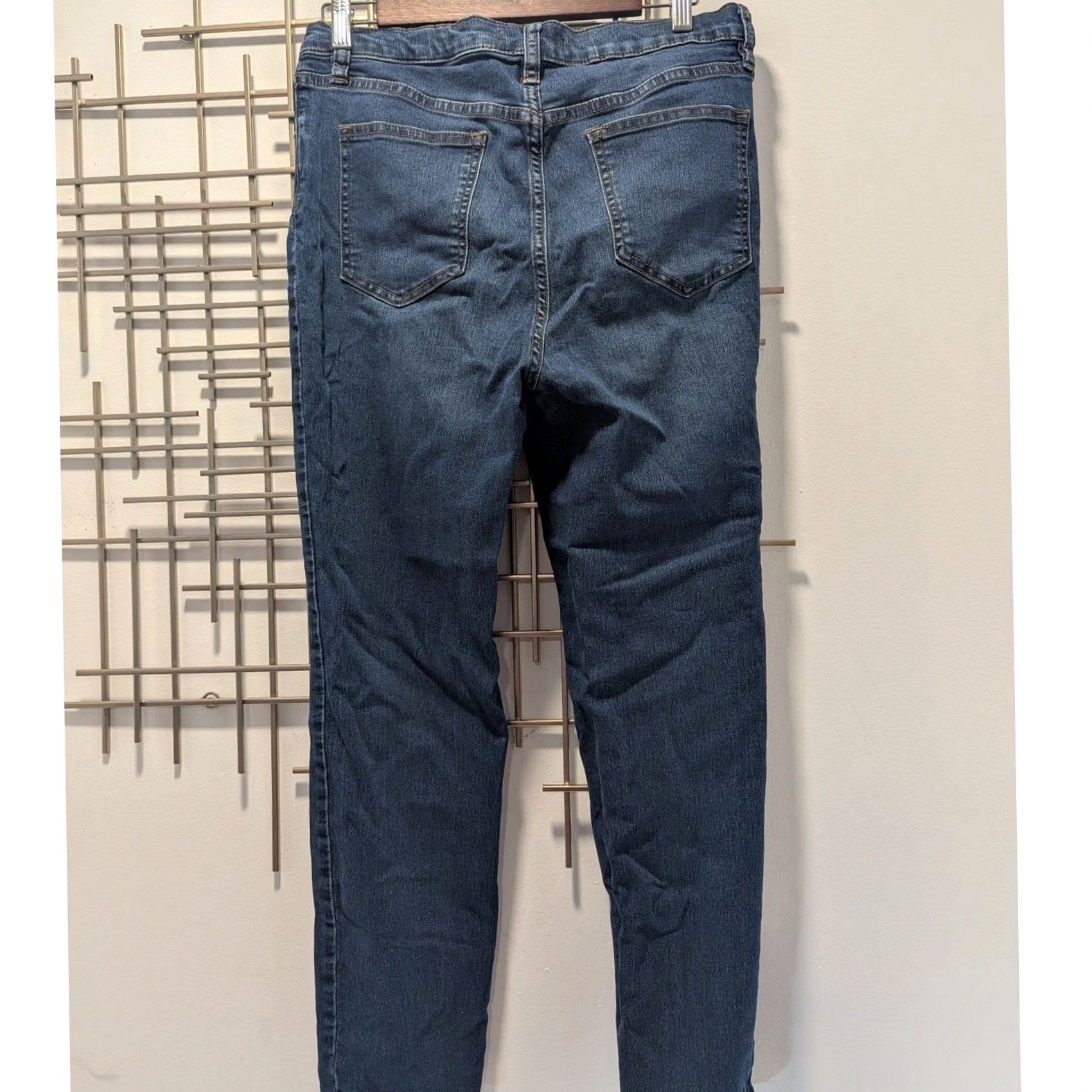 Free People Free People Jeans Skinny Medium Wash Denim Womens Size 31 Slim Stretch 5-Pocket Zip Button Size 24" / US 00 / IT 34 - 2 Thumbnail