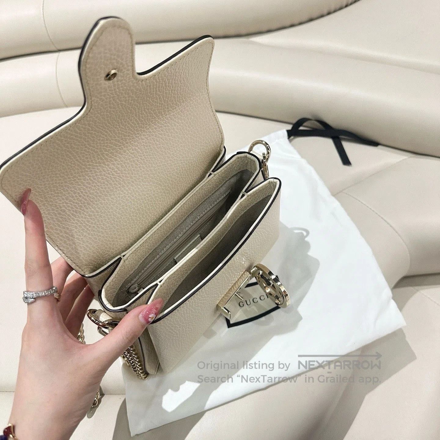 Gucci Gucci Accordion Messenger Bag. Size ONE SIZE - 3 Thumbnail