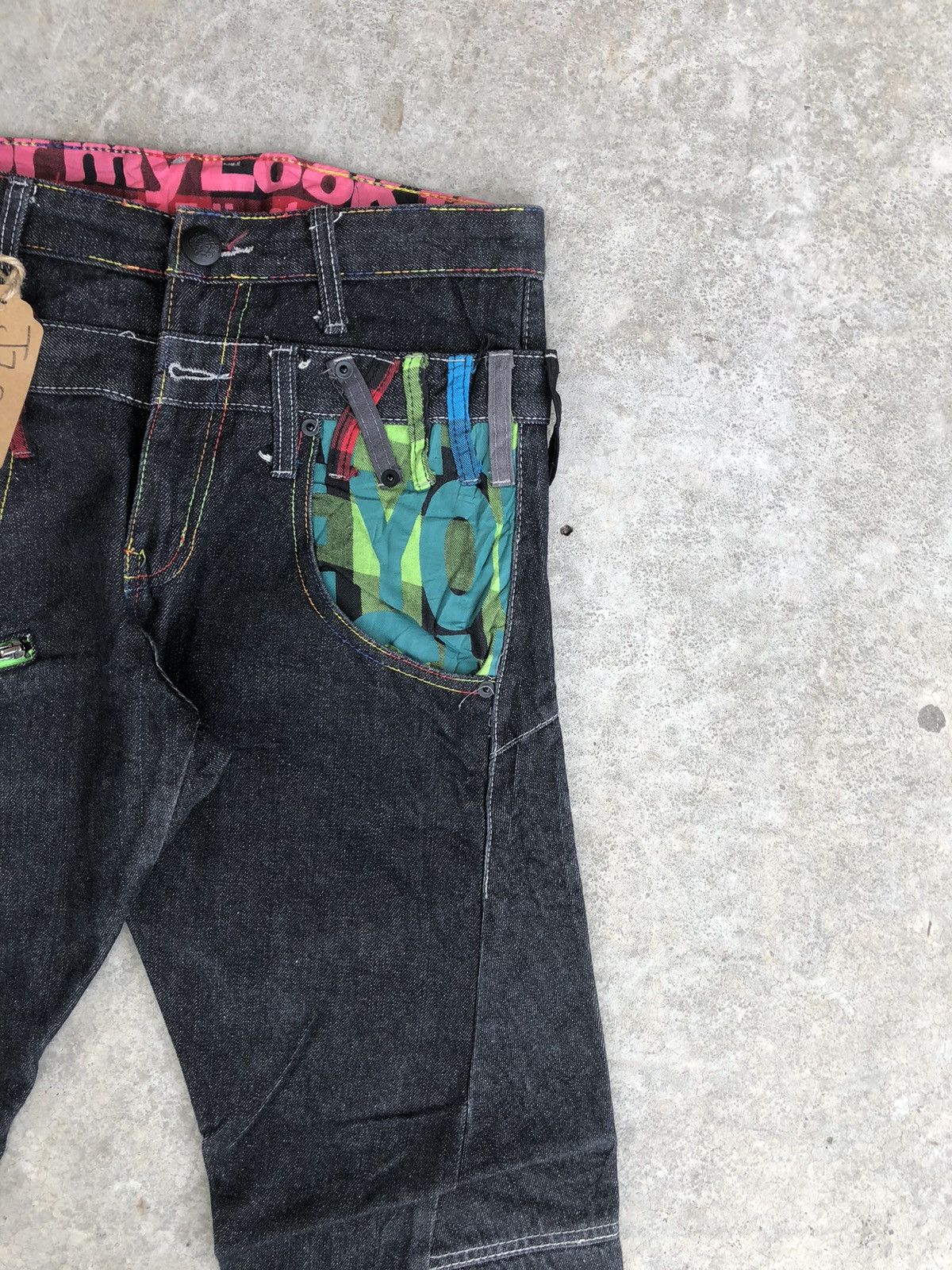 Hysteric Glamour Japanese Breathmint Double Waist Distressed Jeans Size US 30 / EU 46 - 5 Thumbnail