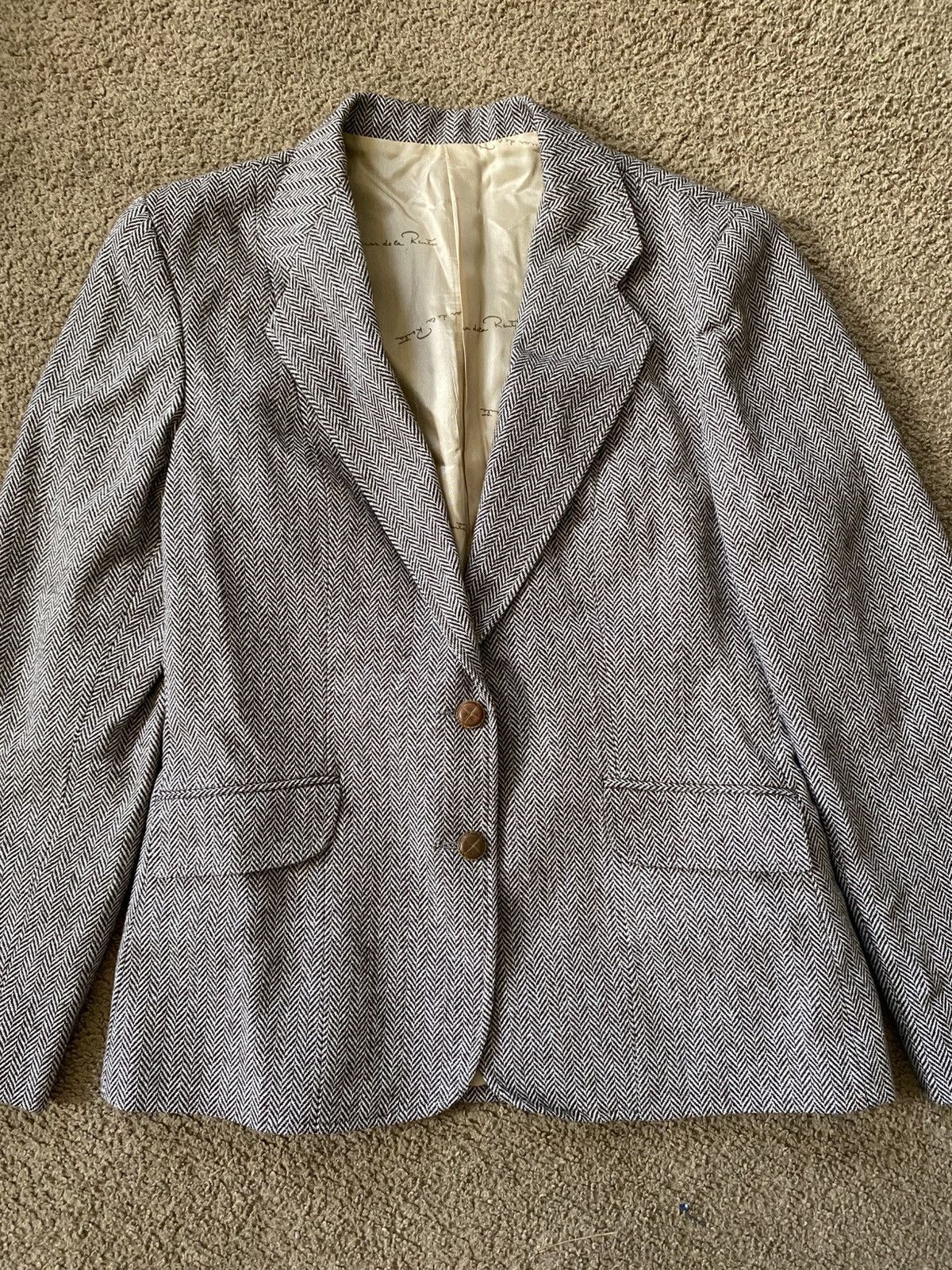 Oscar De La Renta Vintage Oscar de la Renta Women’s Blazer Large Designer Size L / US 10 / IT 46 - 1 Thumbnail