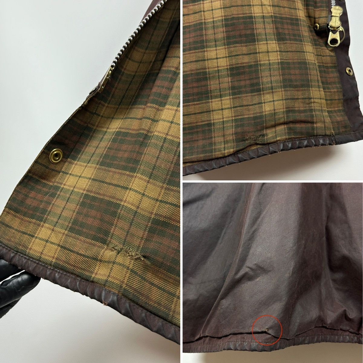Barbour Vintage Barbour Beaufort Brown Waxed Jacket/Warm Pile Lining Size US XXL / EU 58 / 5 - 25 Thumbnail