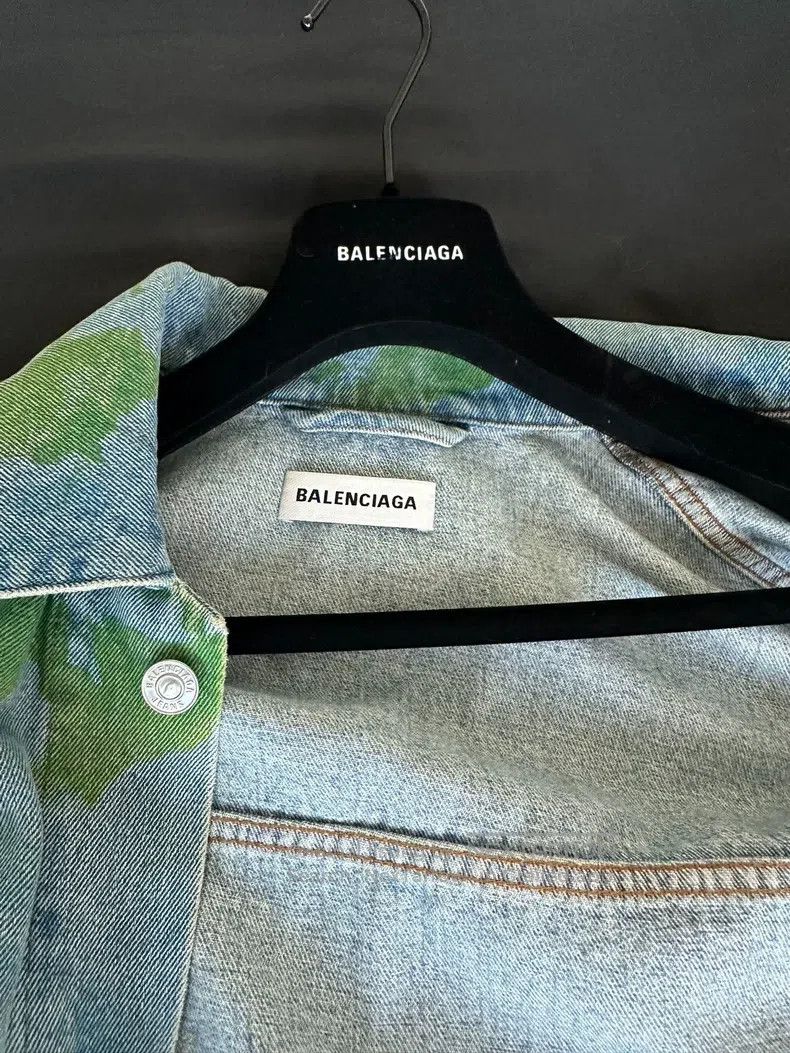 Balenciaga Balenciaga Denim Jacket Size XXS / US 00 / IT 34 - 4 Thumbnail