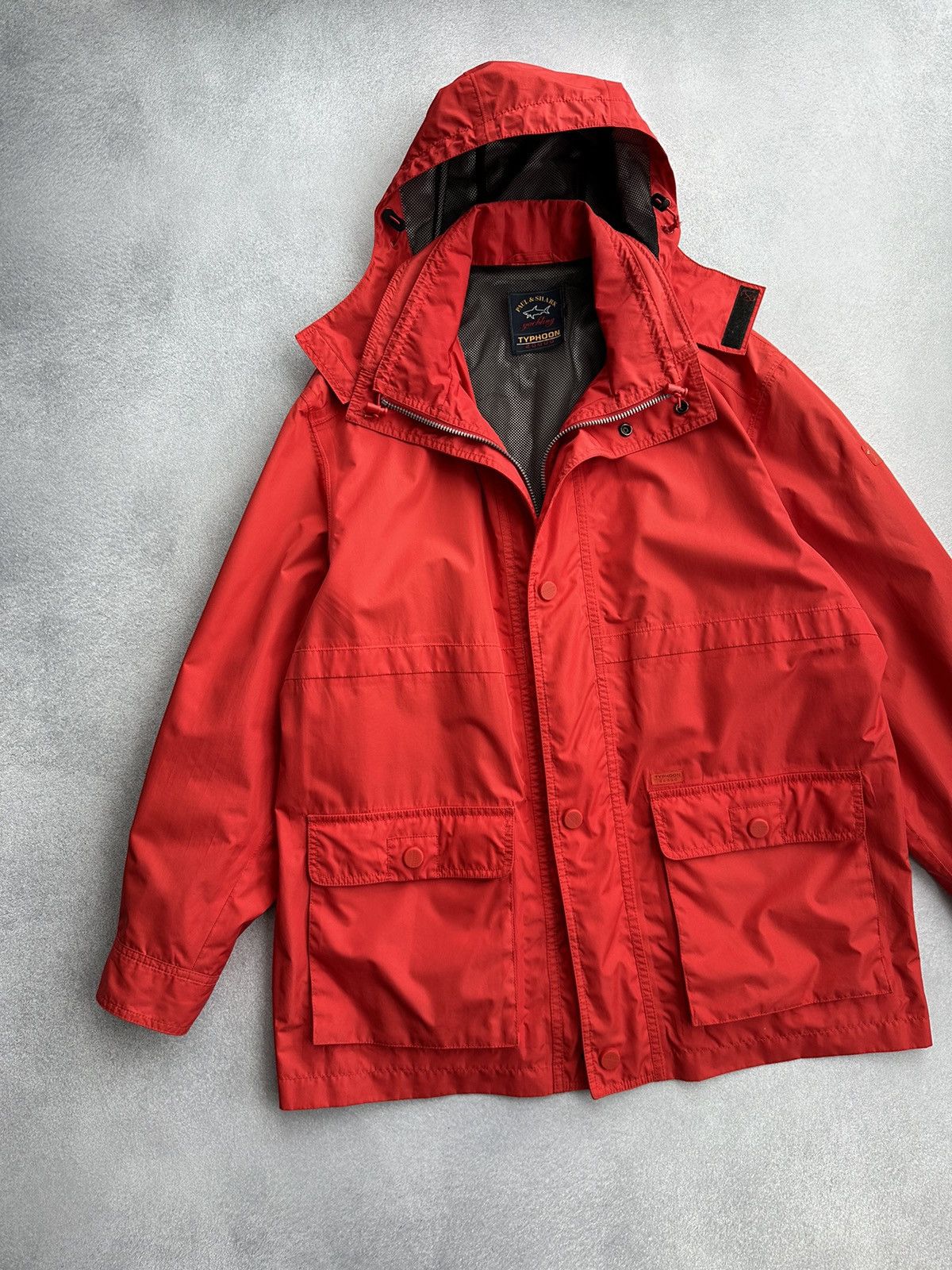 Paul & Shark × Vintage Vintage Paul & Shark Typhoon 20000 Red Windbreaker Jacket Size US L / EU 52-54 / 3 - 2 Thumbnail