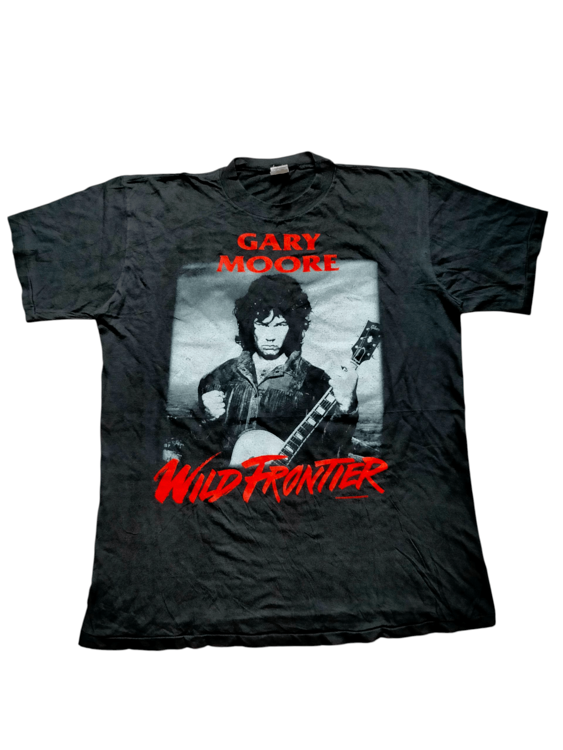 Band Tees Vintage 1987 Gary Moore Sigle Stich black tee Size Large Size US L / EU 52-54 / 3 - 2 Thumbnail