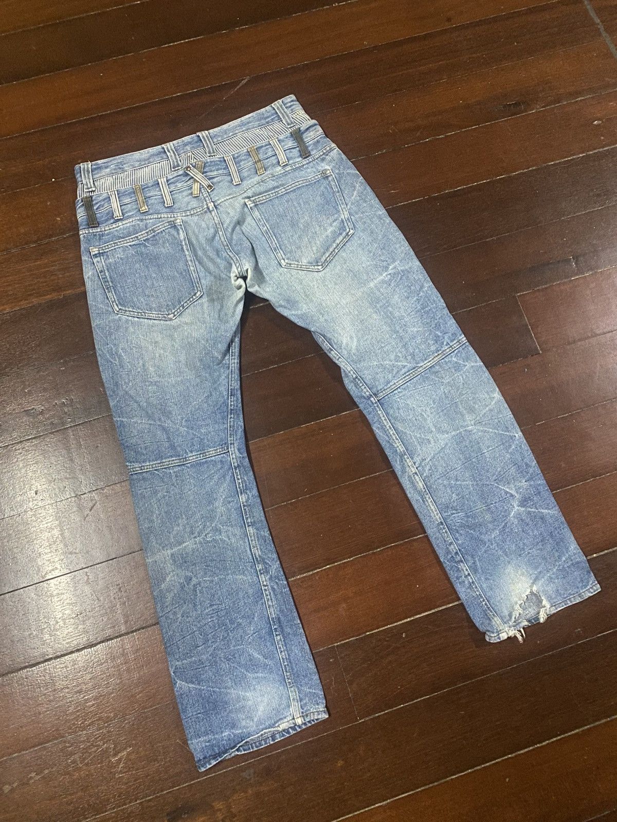 Japanese Brand Rare Jack Serika Double Waist Punk Style Japan Jeans Size US 34 / EU 50 - 10 Thumbnail