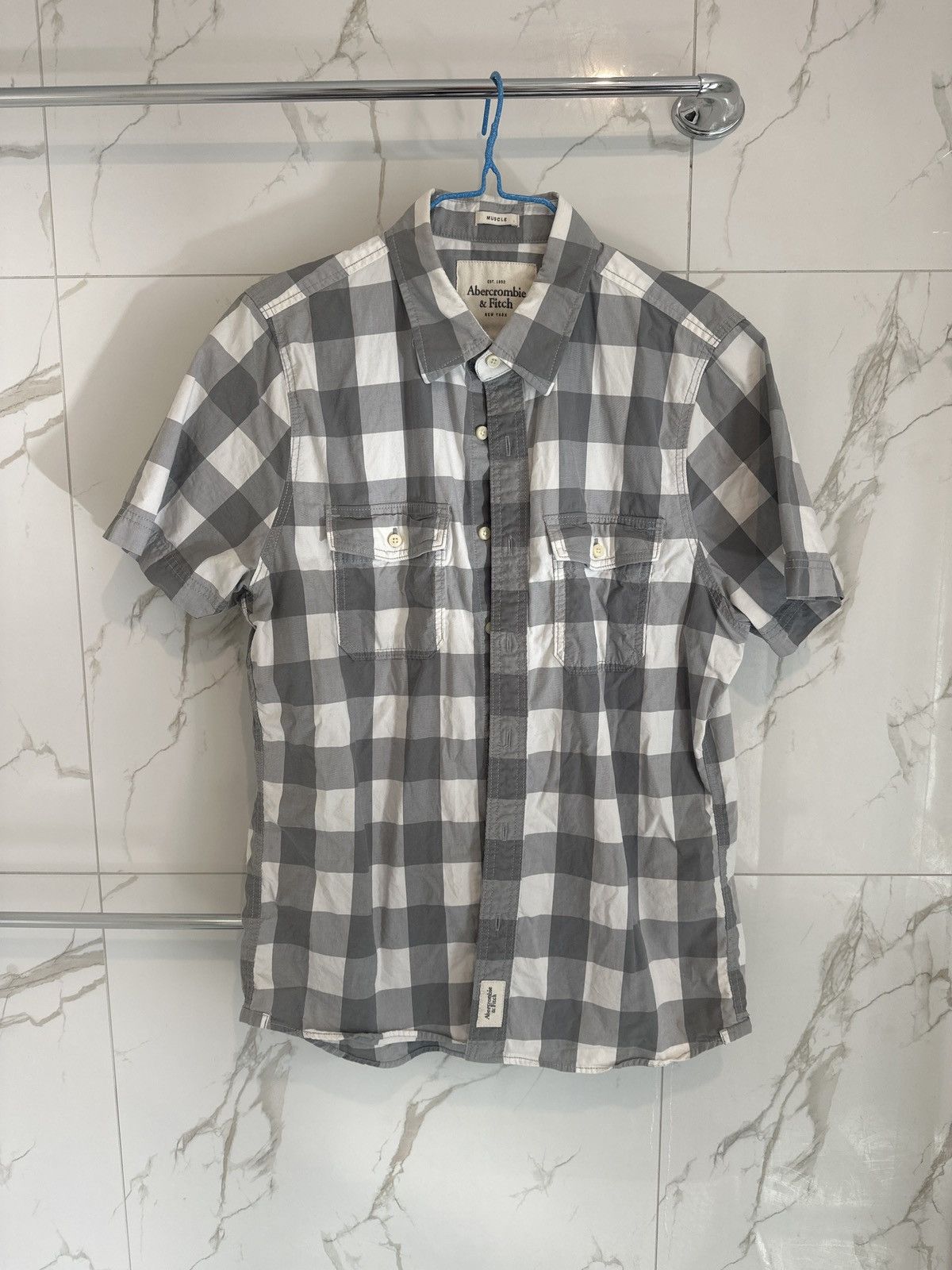Abercrombie & Fitch Abercrombie & Fitch check shirt Size US XL / EU 56 / 4 - 2 Thumbnail